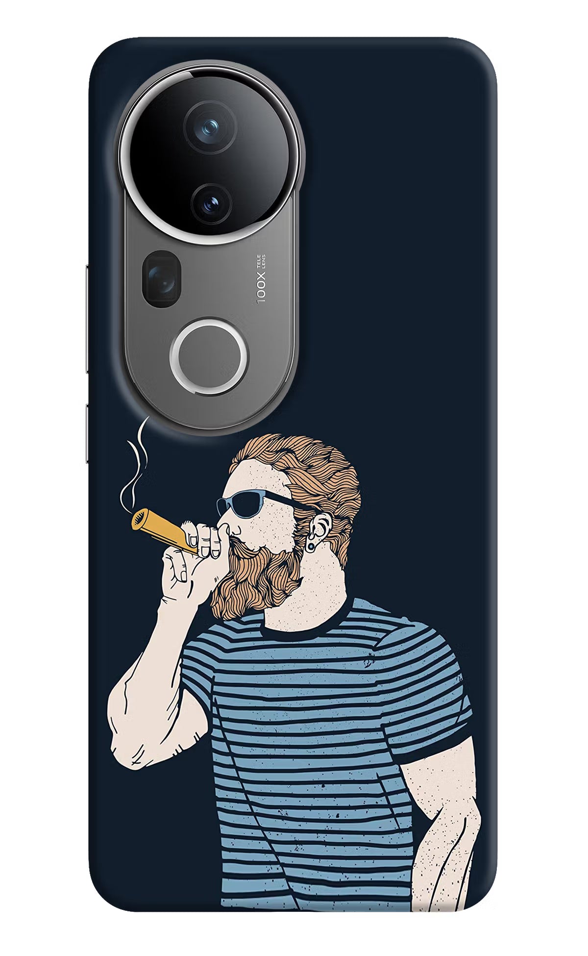 Smoking Vivo T4 Ultra 5G Hard Case Back Cover by Casekaro