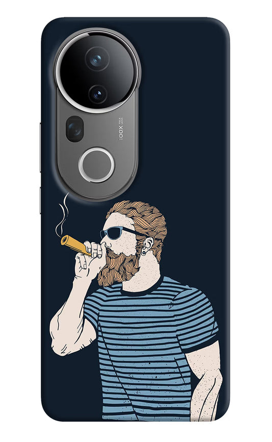Smoking Vivo T4 Ultra 5G Hard Case Back Cover by Casekaro