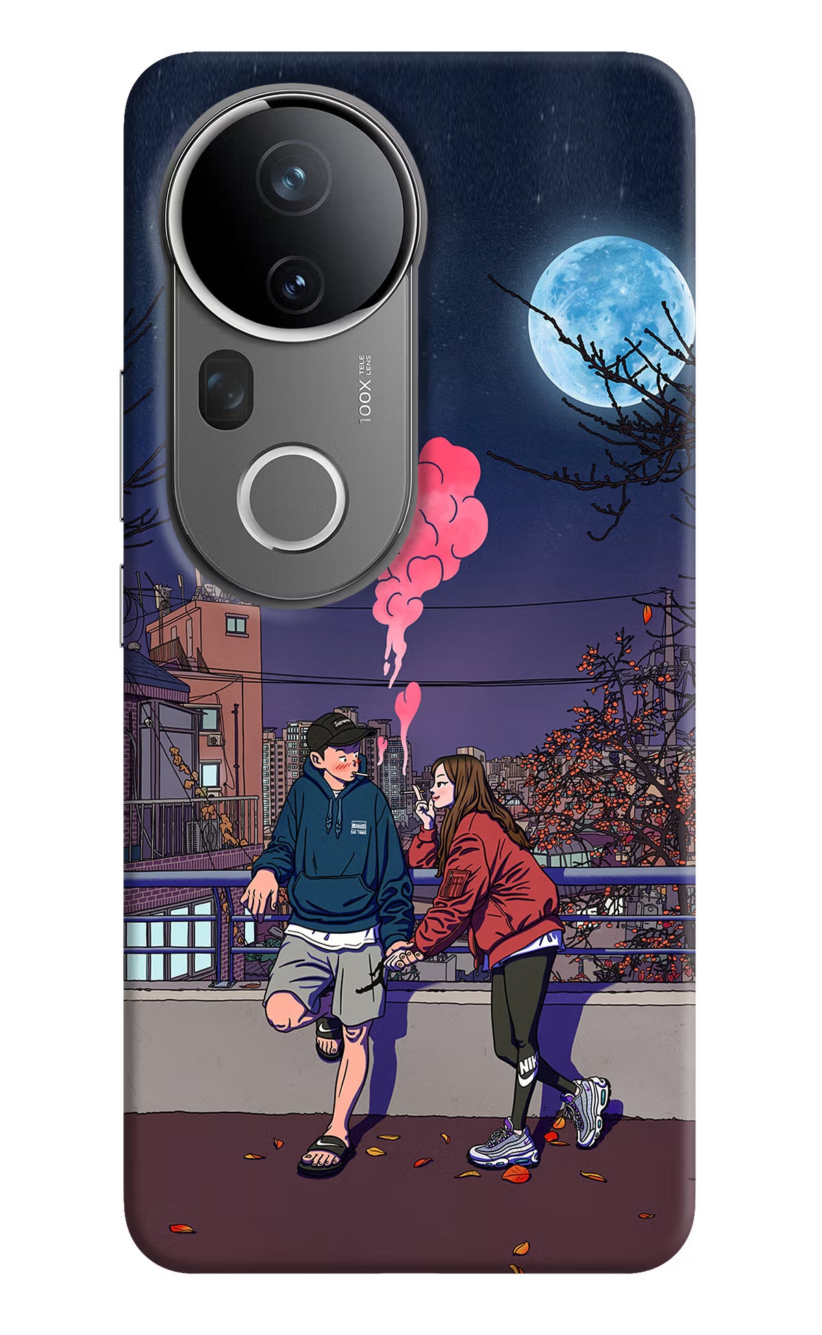 Chilling Couple Vivo T4 Ultra 5G Hard Case Back Cover by Casekaro