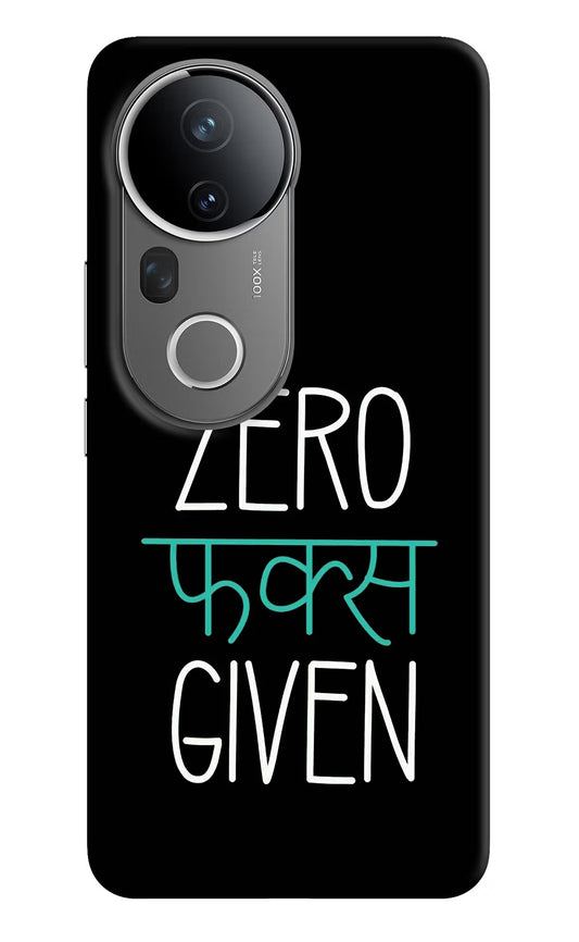 Zero Fucks Given Vivo T4 Ultra 5G Hard Case Back Cover by Casekaro