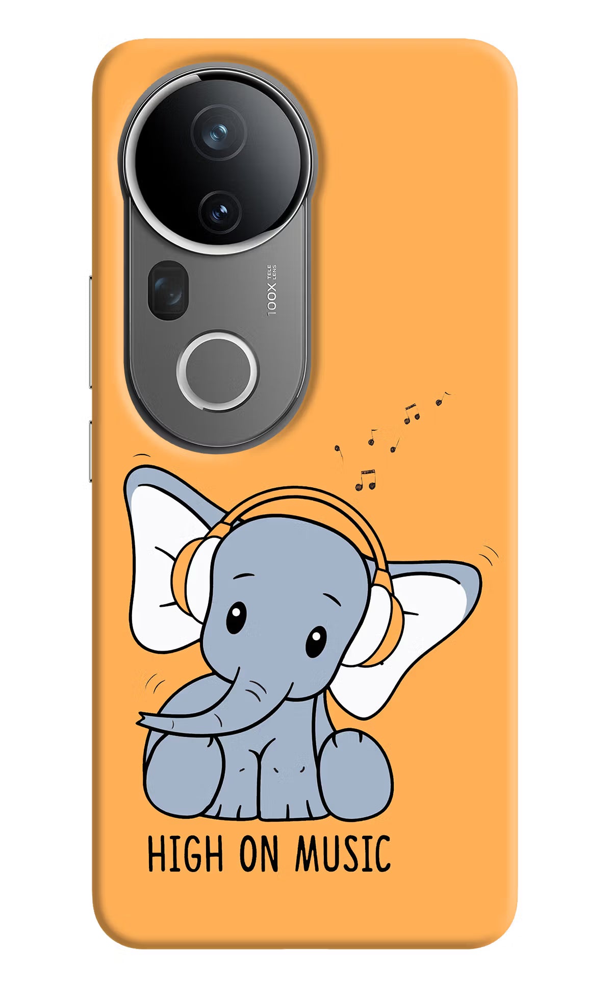High On Music Vivo T4 Ultra 5G Hard Case Back Cover by Casekaro