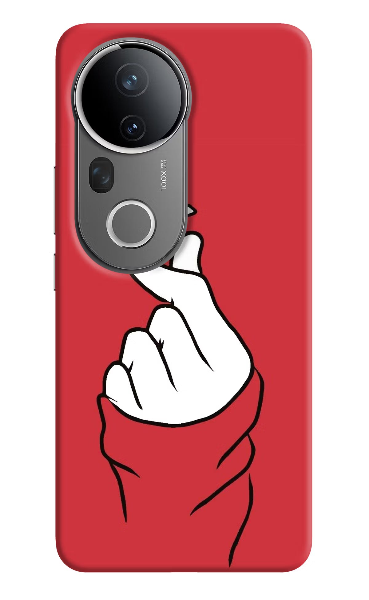 Korean Love Sign Vivo T4 Ultra 5G Hard Case Back Cover by Casekaro