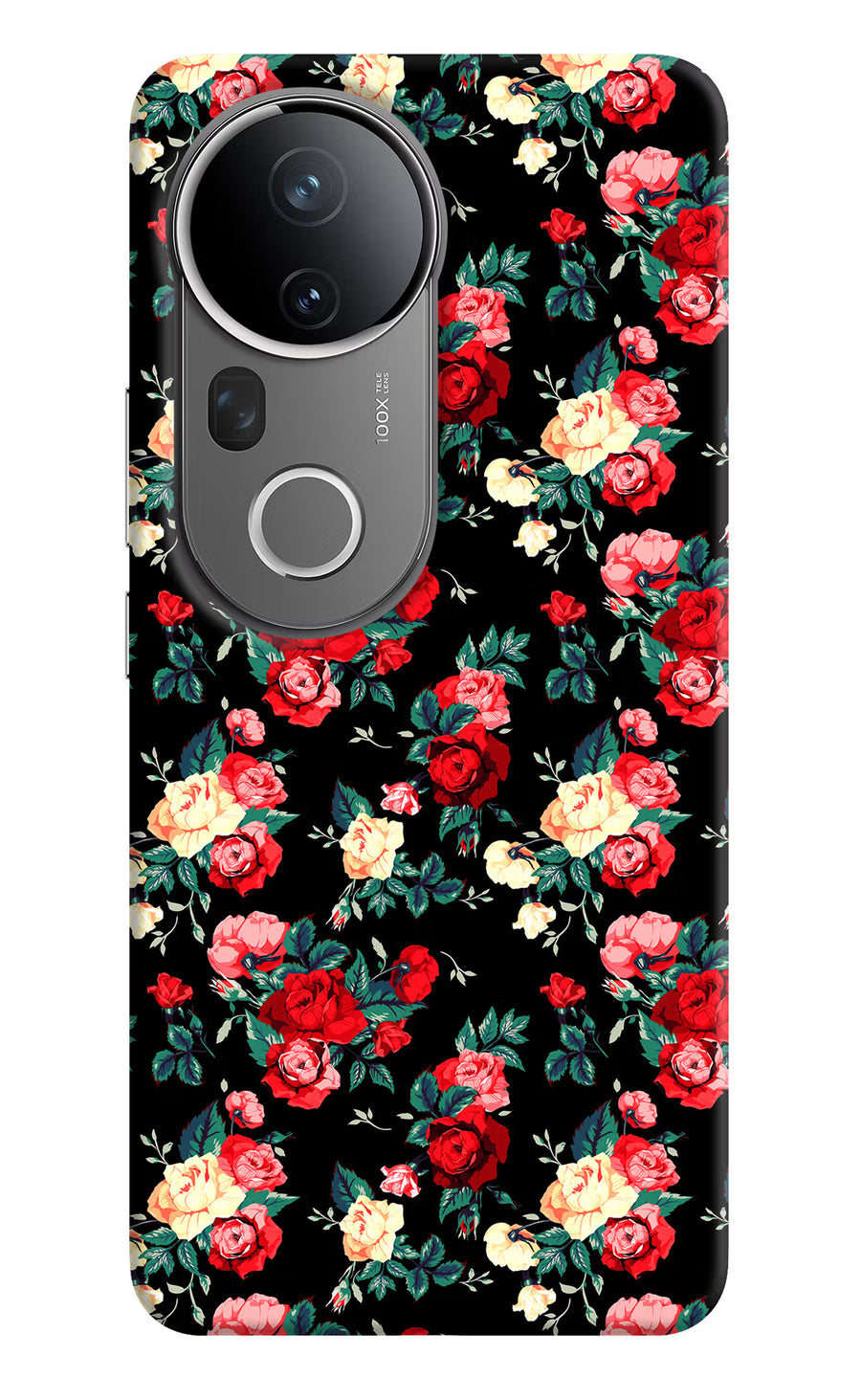 Rose Pattern Vivo T4 Ultra 5G Back Cover, Hard case