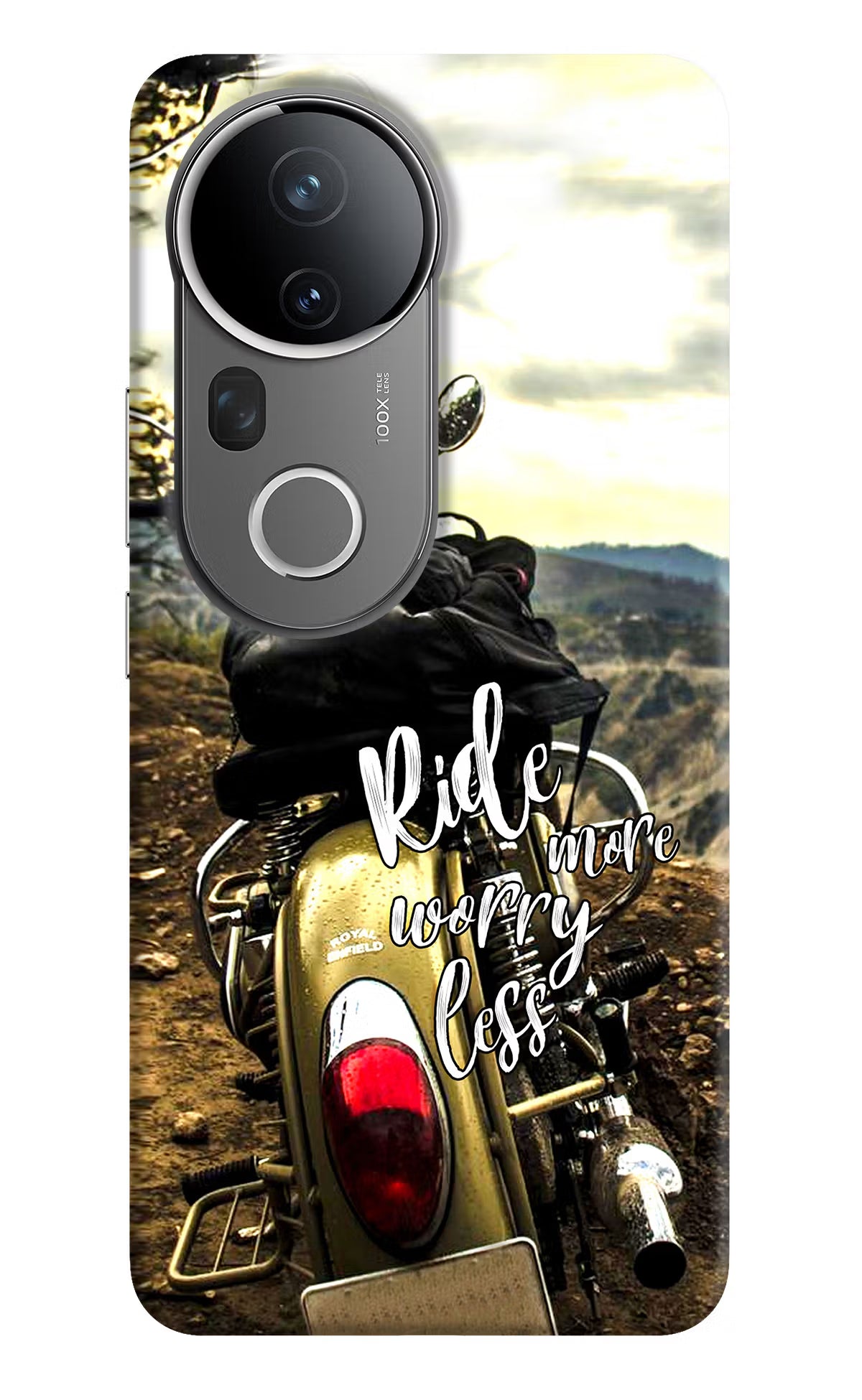 Ride More Worry Less Vivo T4 Ultra 5G Hard Case Back Cover by Casekaro
