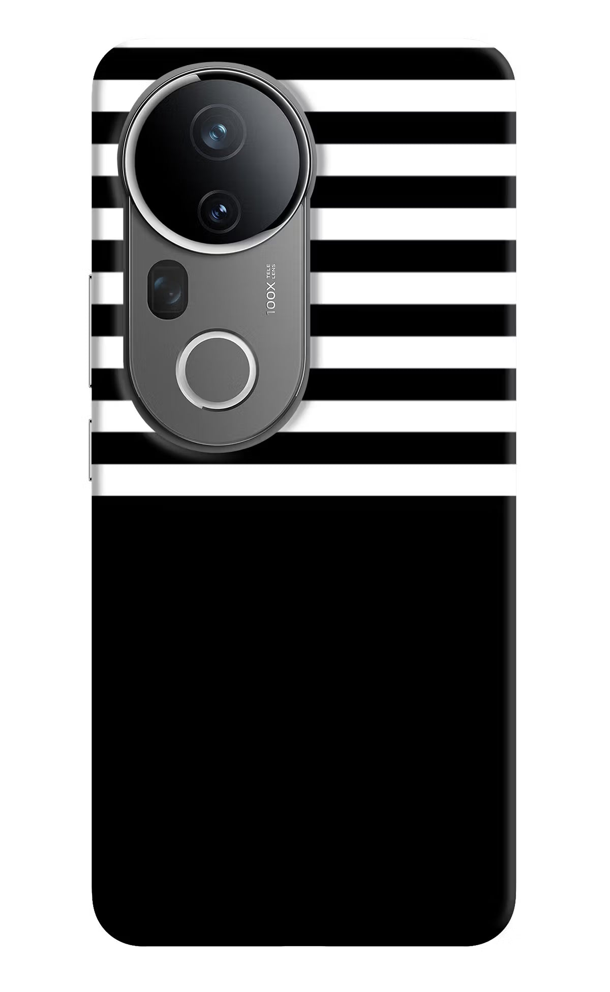 Black and White Print Vivo T4 Ultra 5G Hard Case Back Cover by Casekaro