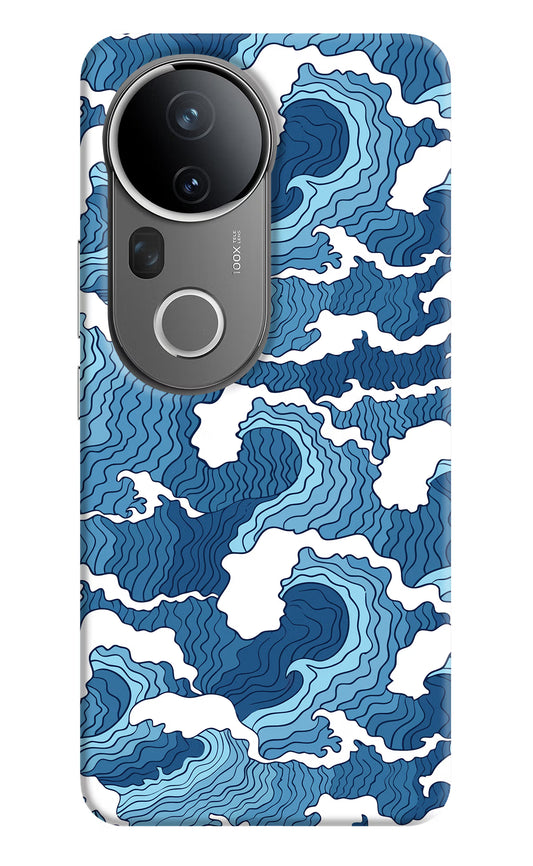 Blue Waves Vivo T4 Ultra 5G Hard Case Back Cover by Casekaro