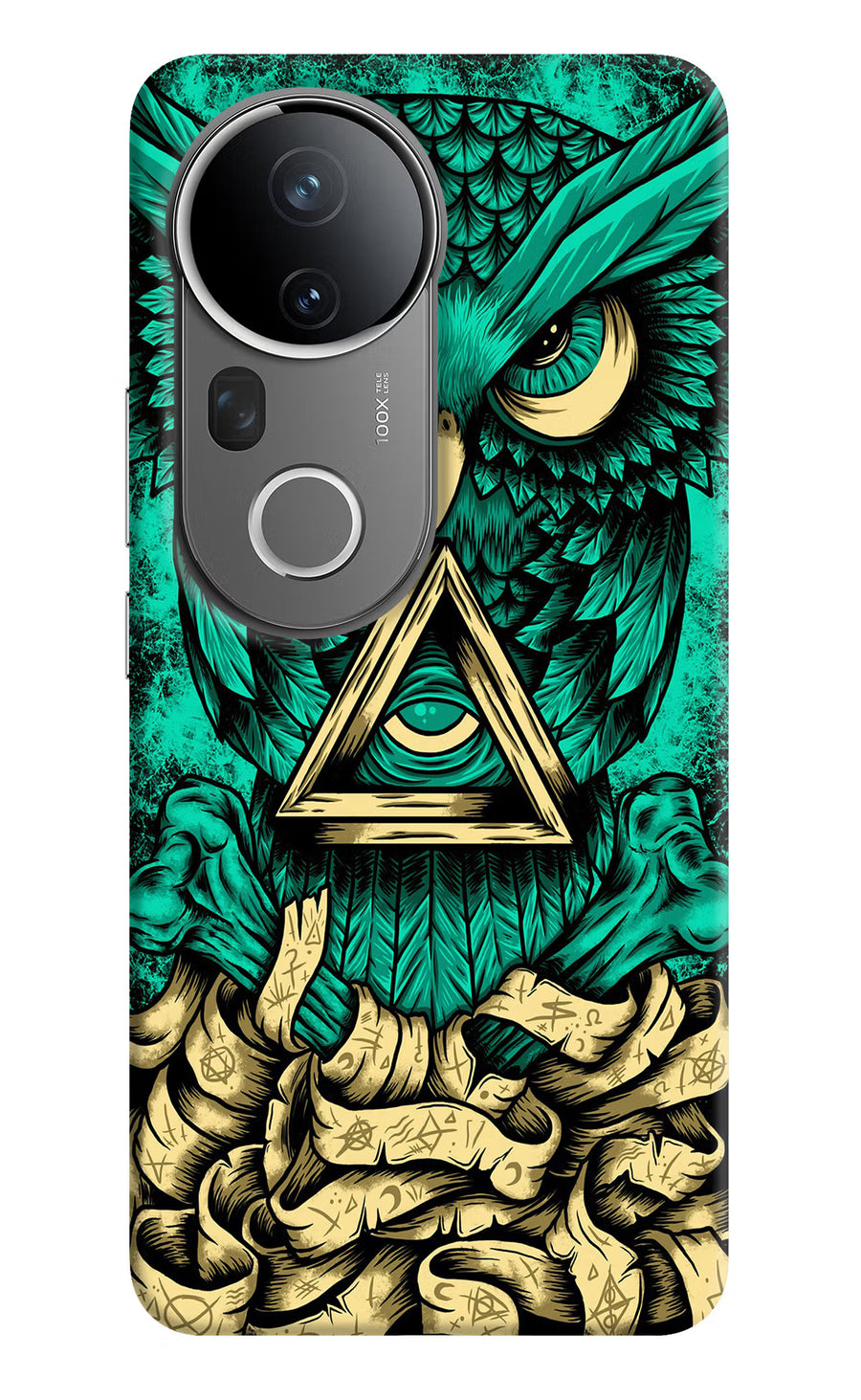 Green Owl Vivo T4 Ultra 5G Back Cover, Hard case