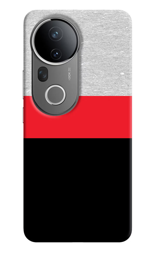 Tri Color Pattern Vivo T4 Ultra 5G Hard Case Back Cover by Casekaro