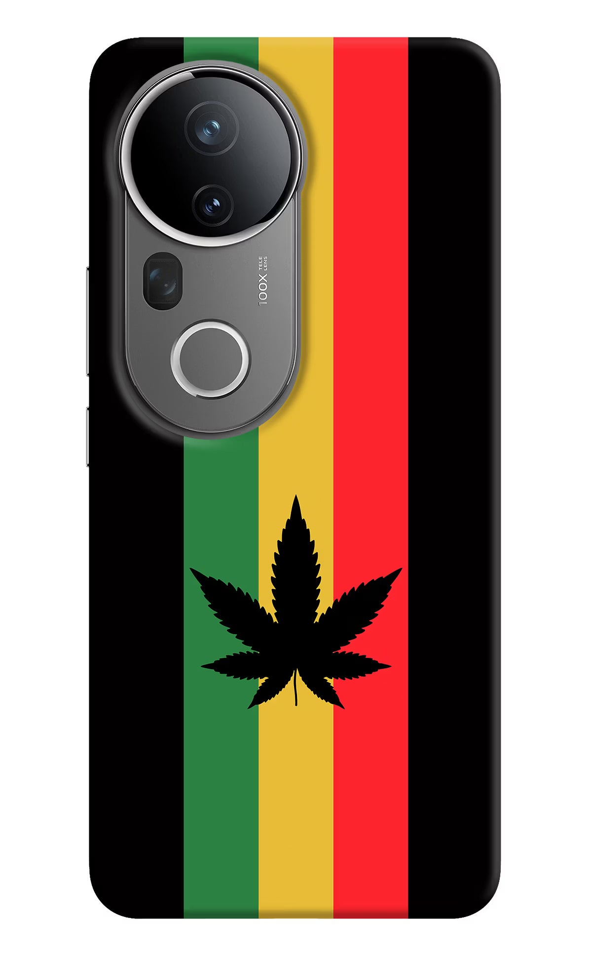 Weed Flag Vivo T4 Ultra 5G Hard Case Back Cover by Casekaro