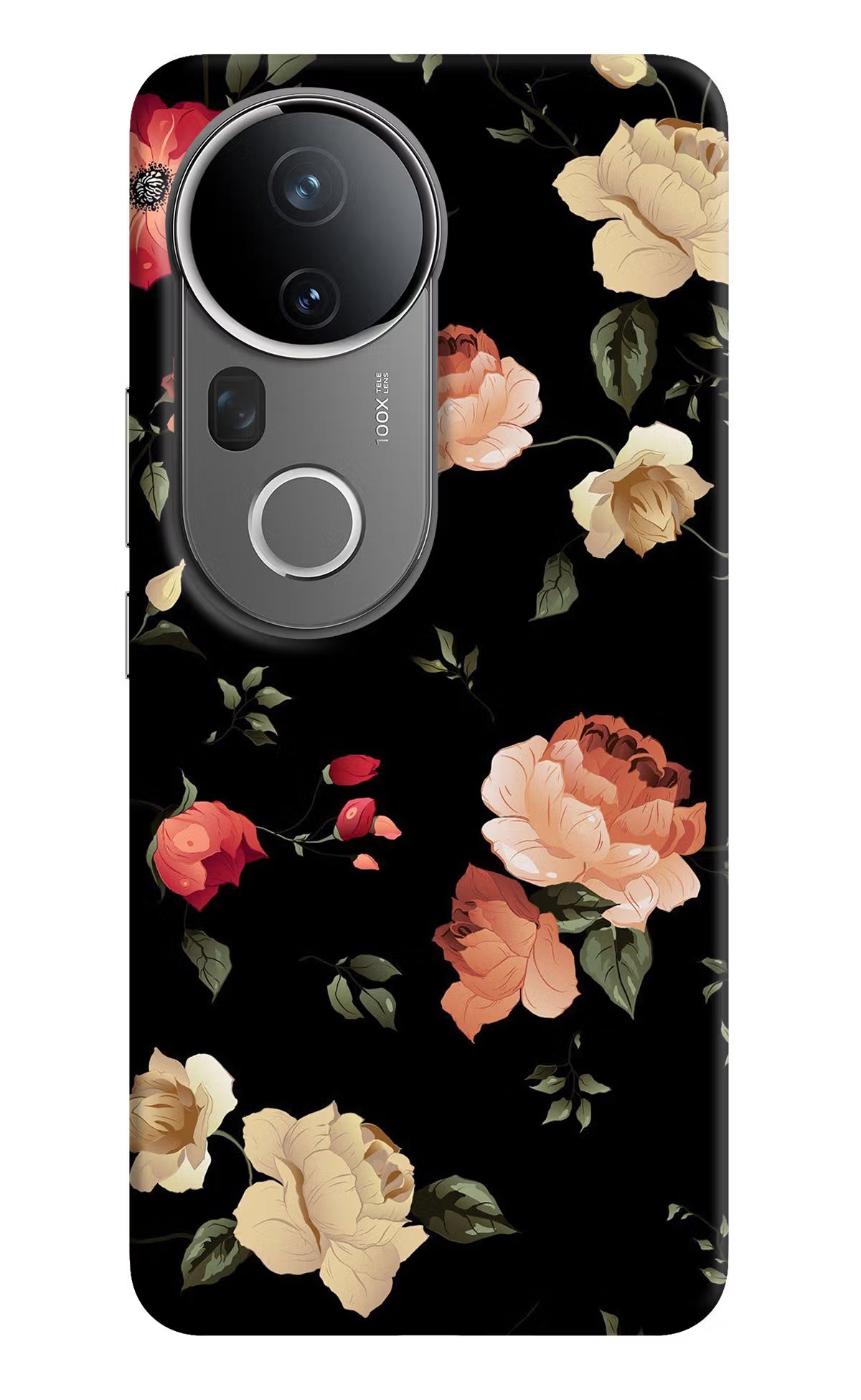 Flowers Vivo T4 Ultra 5G Hard Case Back Cover by Casekaro