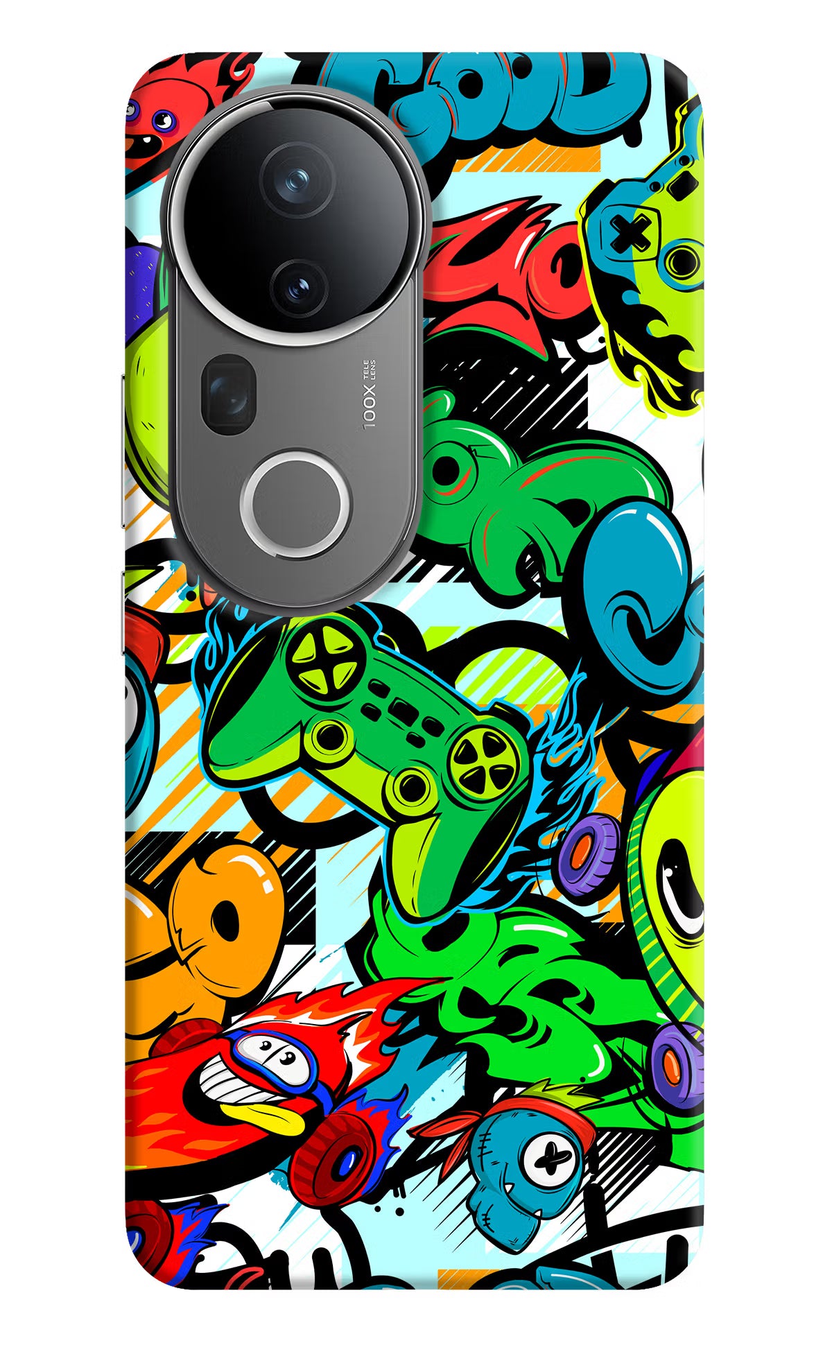 Game Doodle Vivo T4 Ultra 5G Hard Case Back Cover by Casekaro