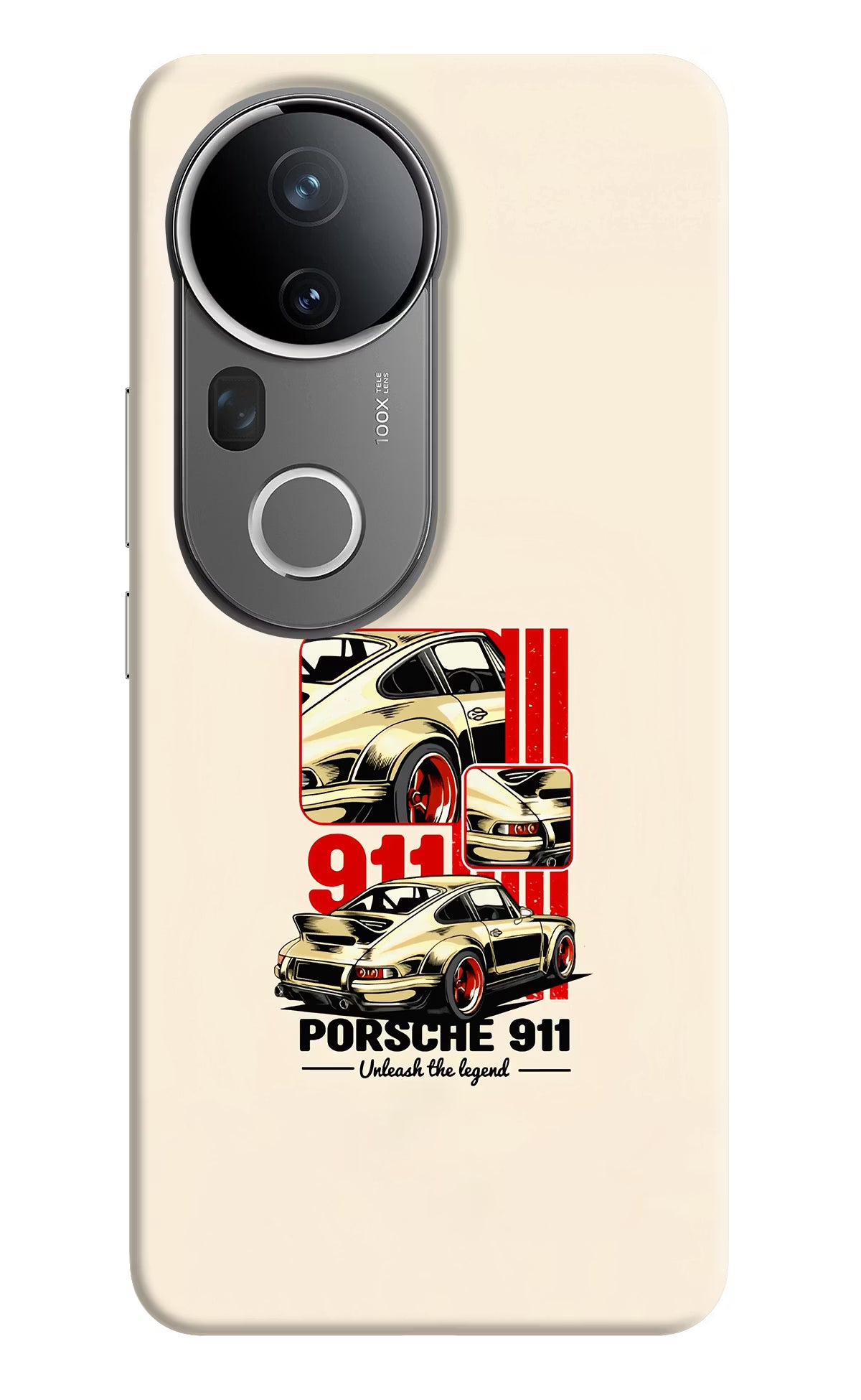 Classic Porsche 911 Vivo T4 Ultra 5G Hard Case Back Cover by Casekaro