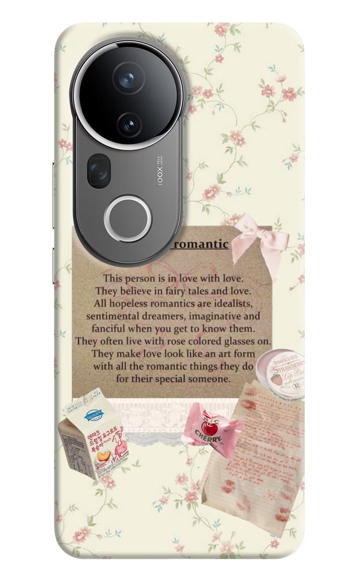Hopeless Romantic Vivo T4 Ultra 5G Hard Case Back Cover by Casekaro