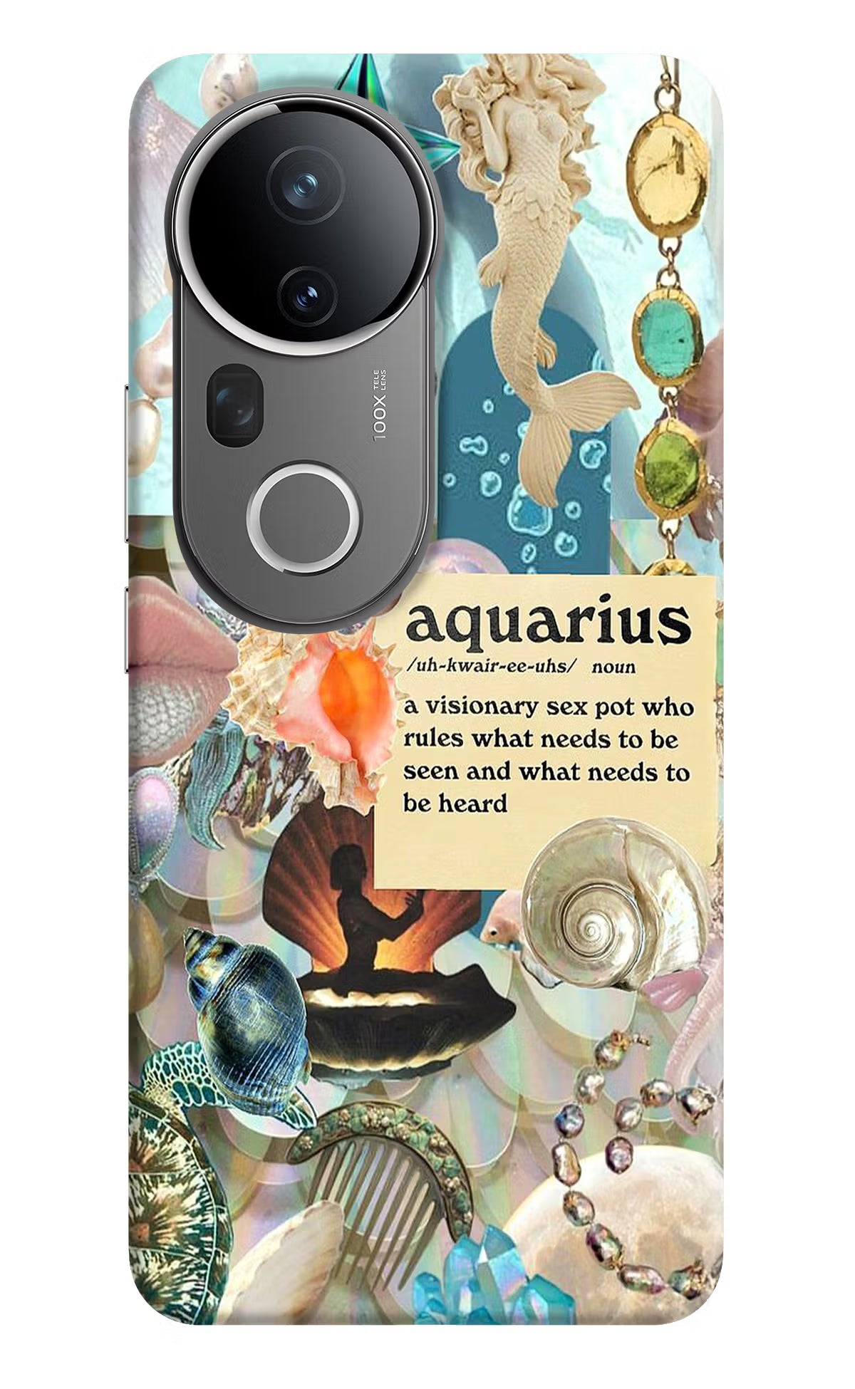 Aquarius Zodiac Vivo T4 Ultra 5G Hard Case Back Cover by Casekaro