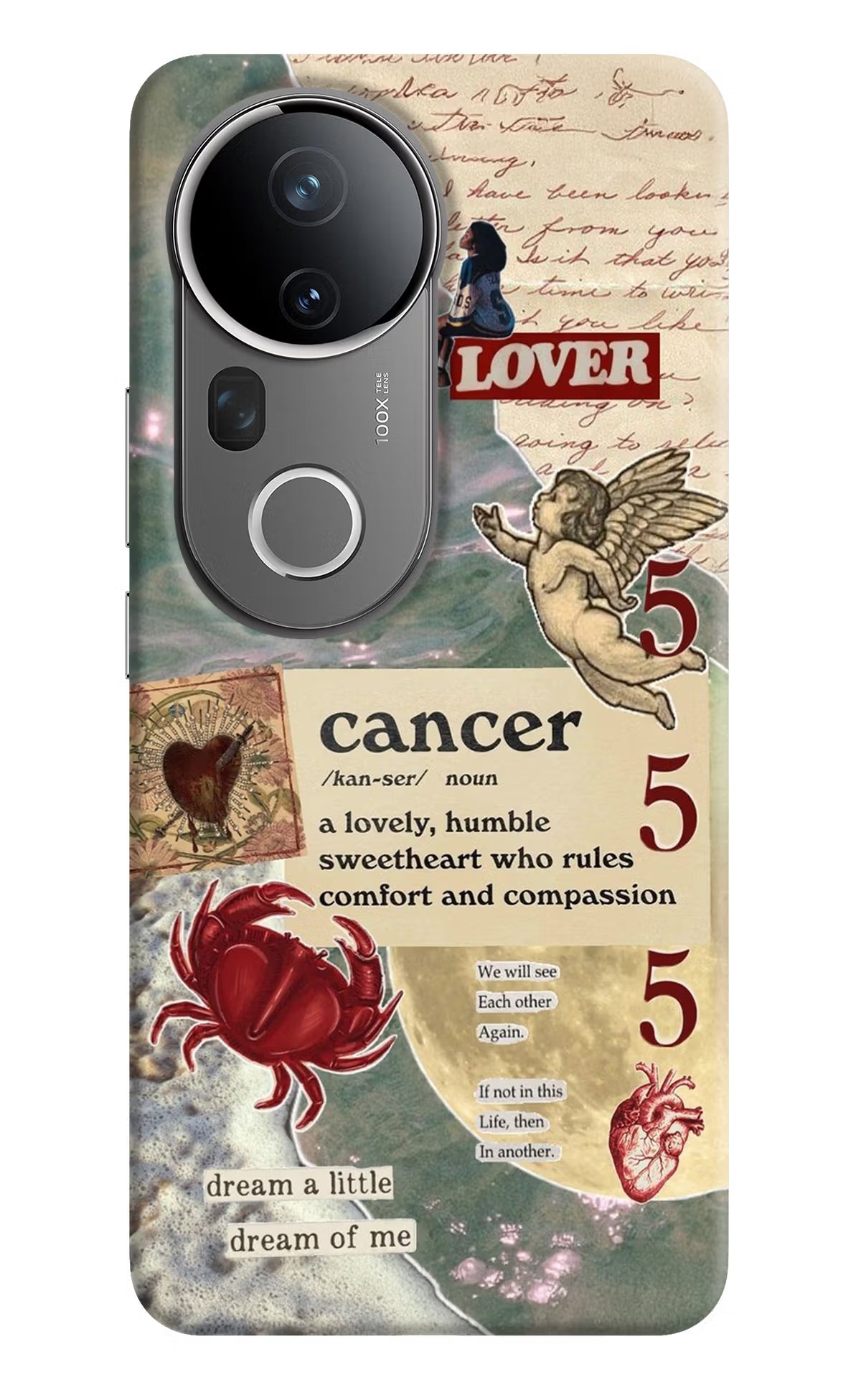 Cancer Zodiac Vivo T4 Ultra 5G Hard Case Back Cover by Casekaro