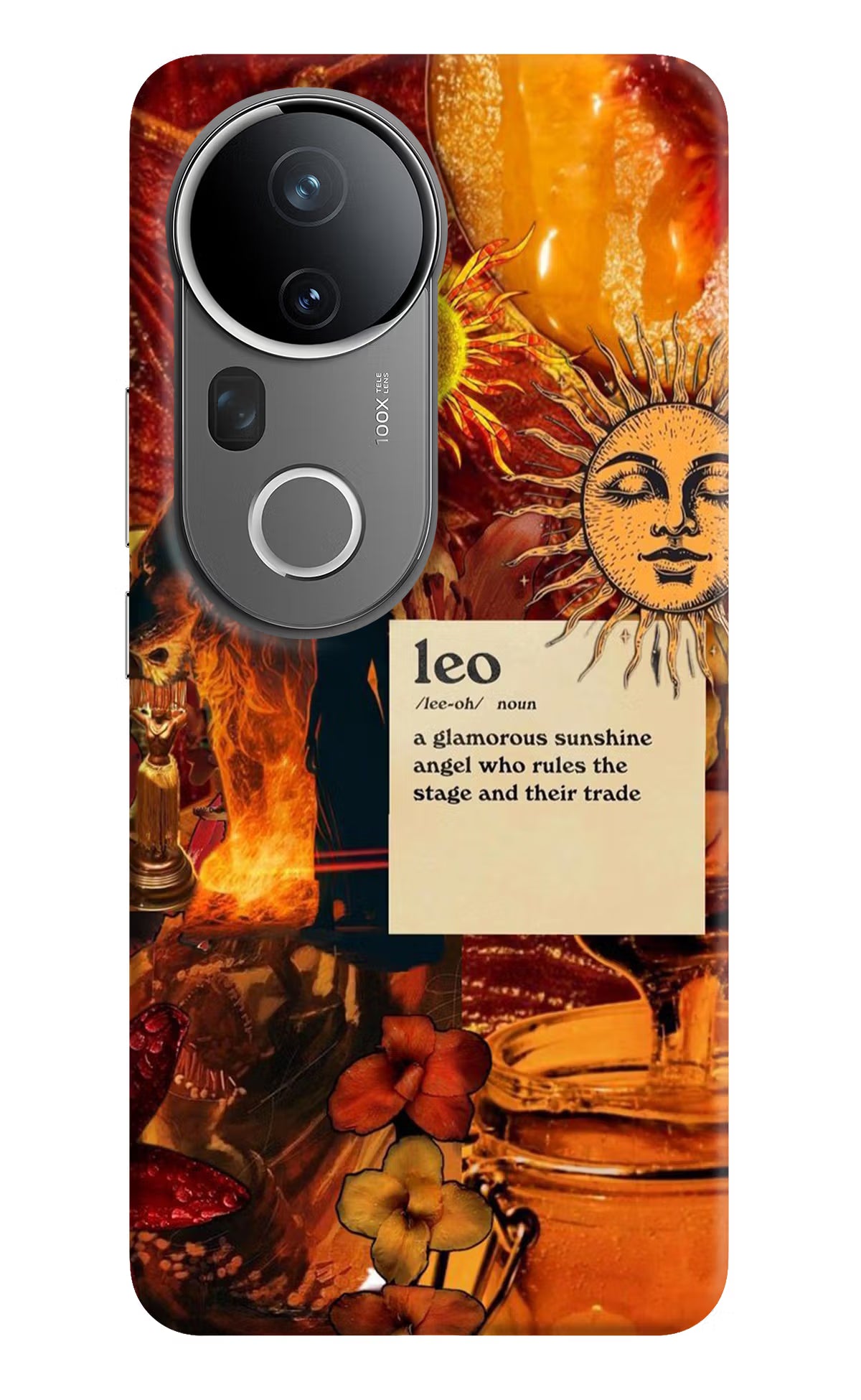 Leo Zodiac Vivo T4 Ultra 5G Hard Case Back Cover by Casekaro