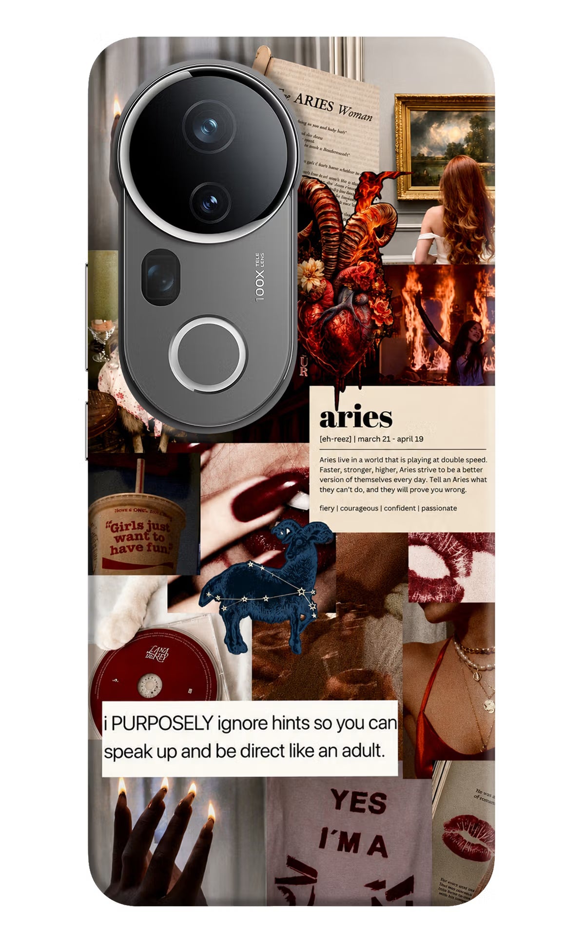Zodiac Aries Vivo T4 Ultra 5G Back Cover