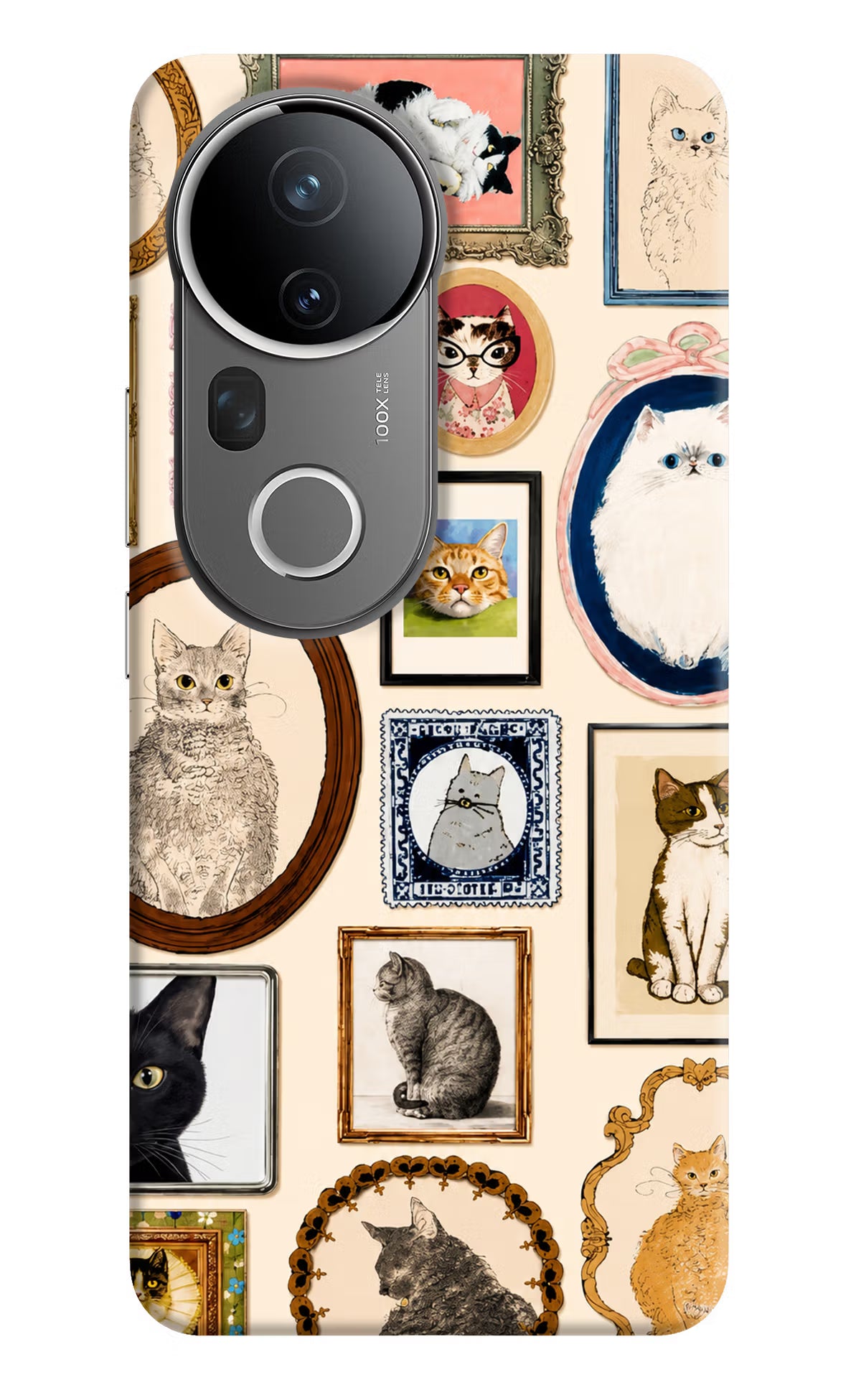 Mirror Cats Vivo T4 Ultra 5G Back Cover