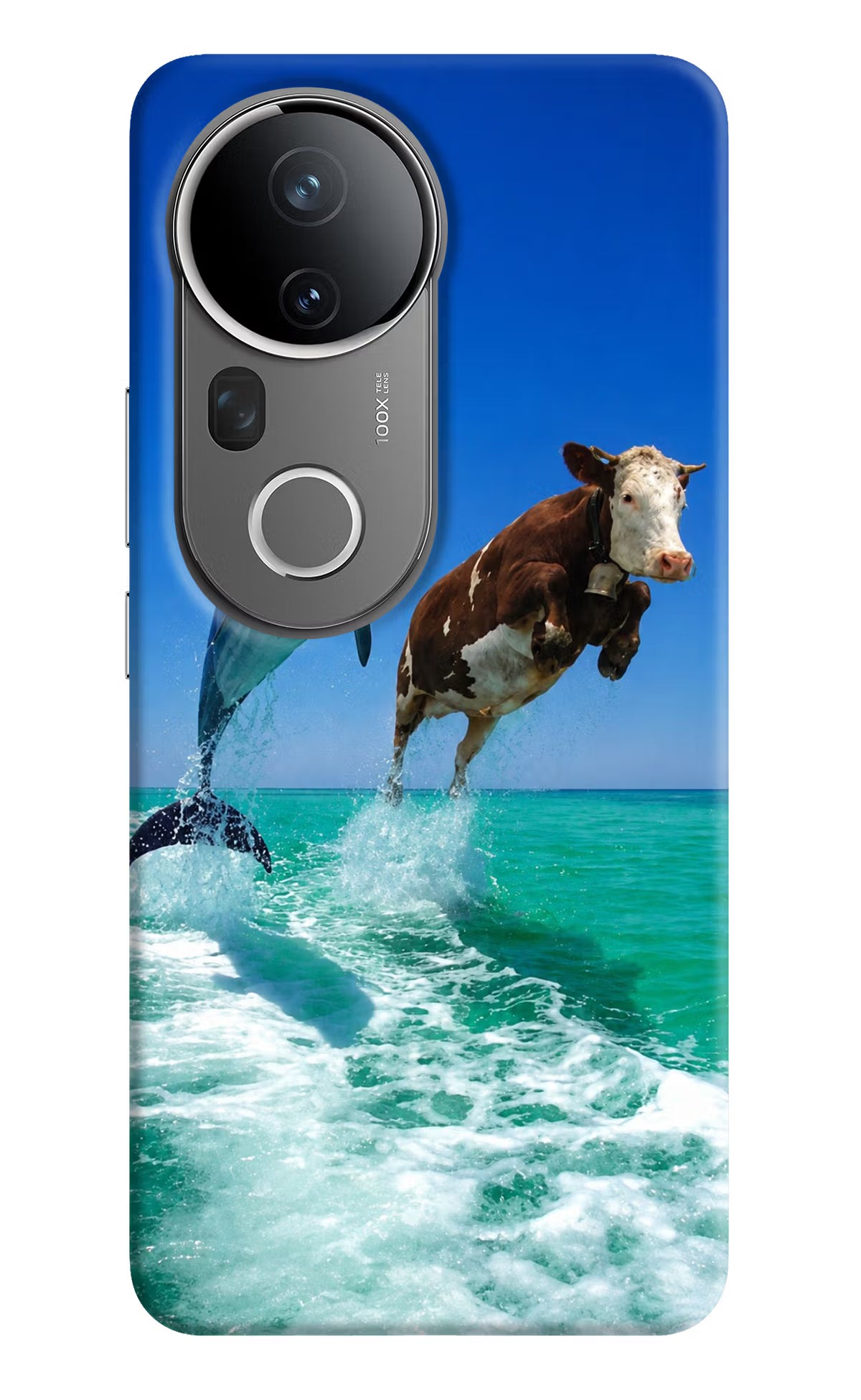 Dolphin vs Cow Vivo T4 Ultra 5G Back Cover