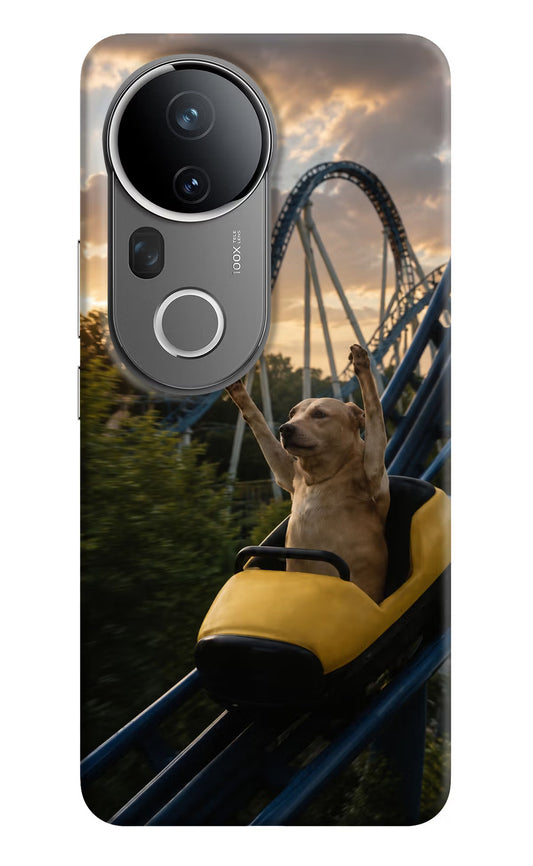 Rollercoaster Dog Vivo T4 Ultra 5G Hard Case Back Cover by Casekaro