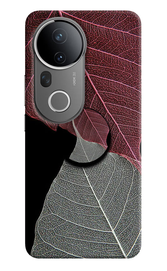 Leaf Pattern Vivo T4 Ultra 5G Pop Case by Casekaro