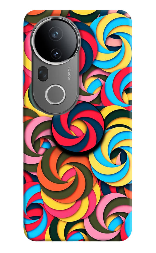 Spiral Pattern Vivo T4 Ultra 5G Pop Case by Casekaro