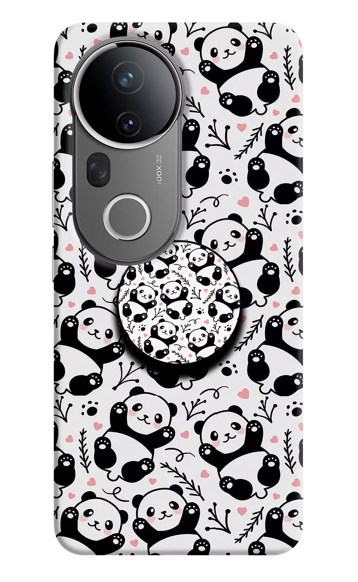 Cute Panda Vivo T4 Ultra 5G Pop Case by Casekaro