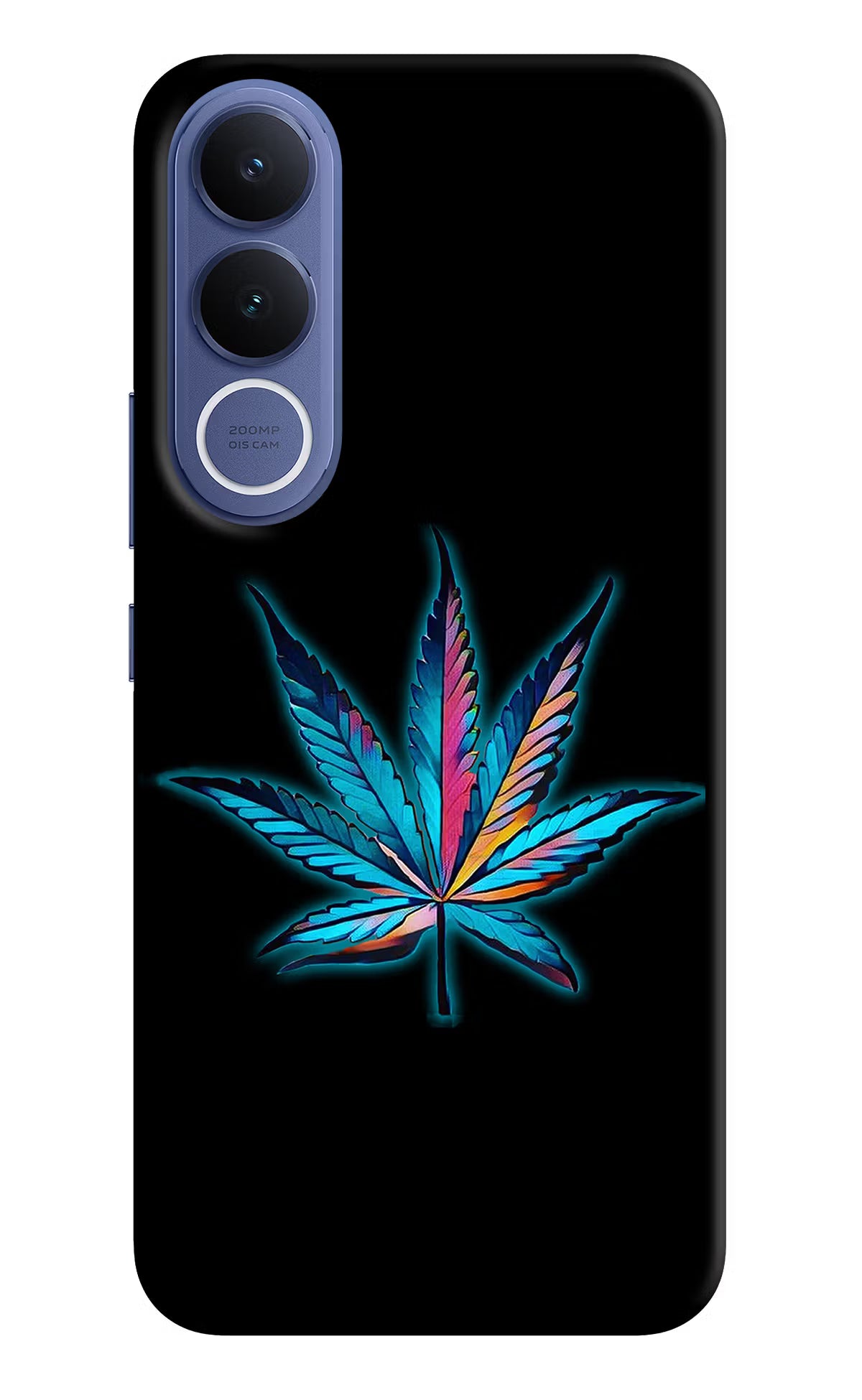 Weed Vivo V70 FE 5G Hard Case Back Cover by Casekaro
