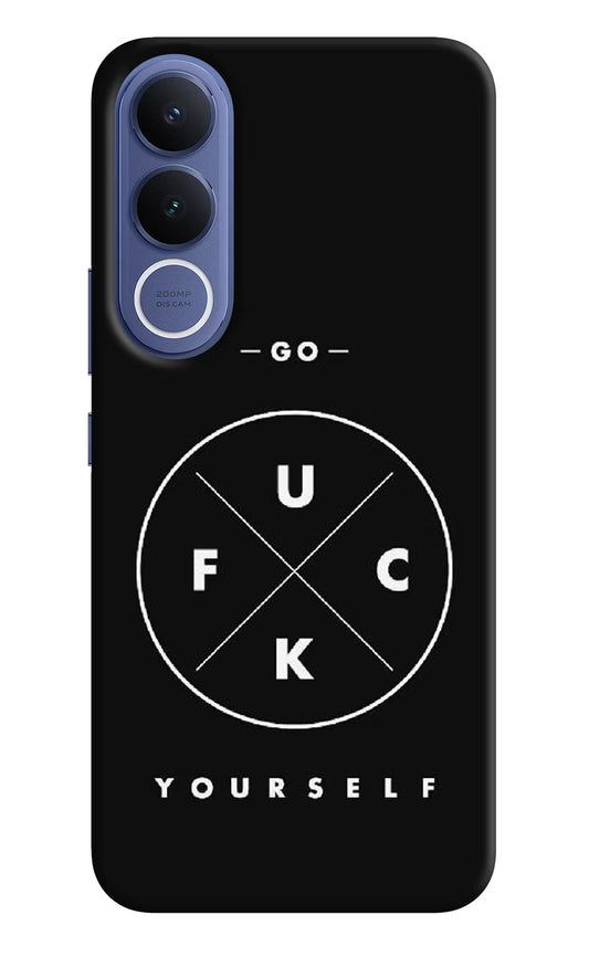 Go Fuck Yourself Vivo V70 FE 5G Hard Case Back Cover by Casekaro