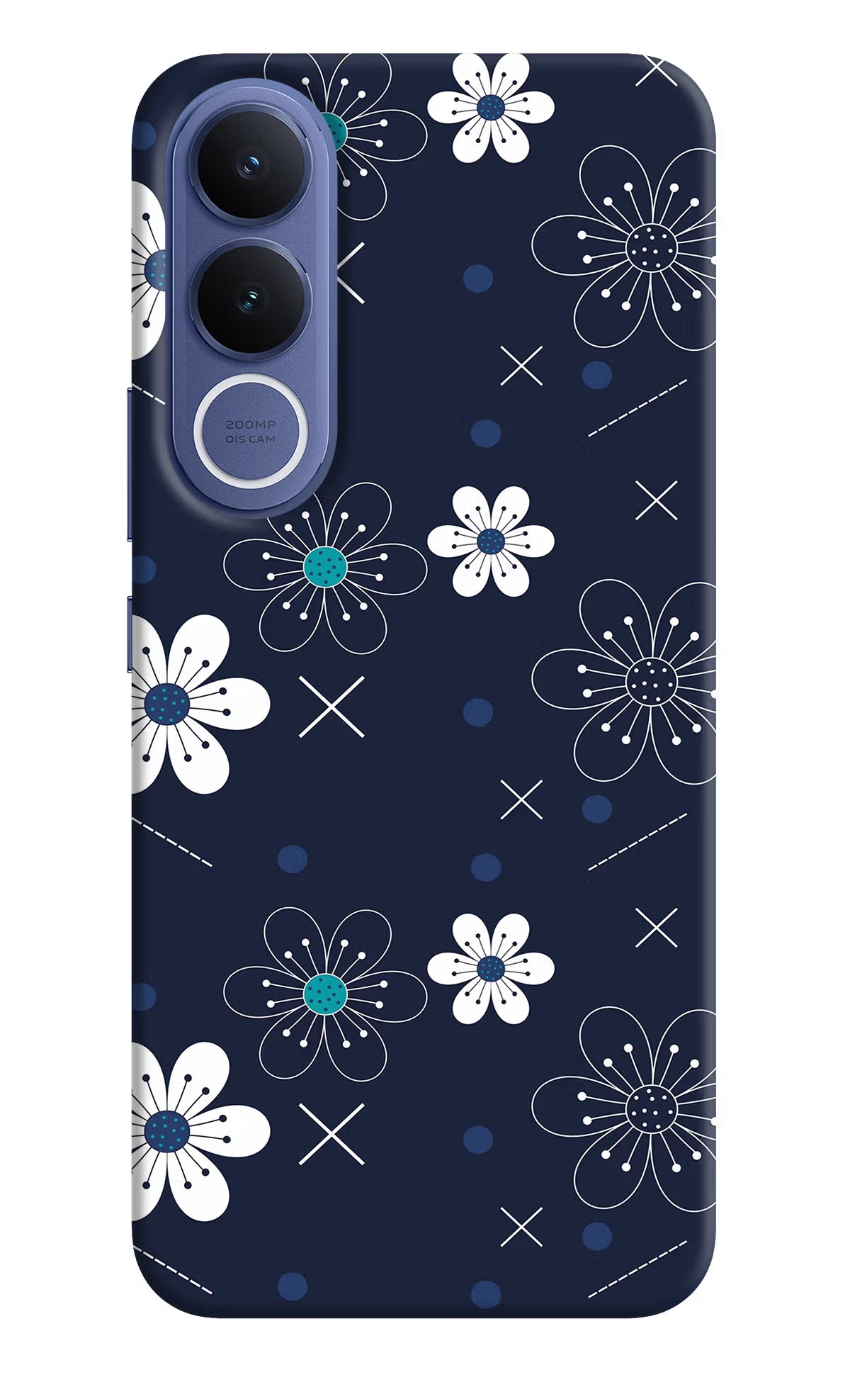 Flowers Vivo V70 FE 5G Hard Case Back Cover by Casekaro