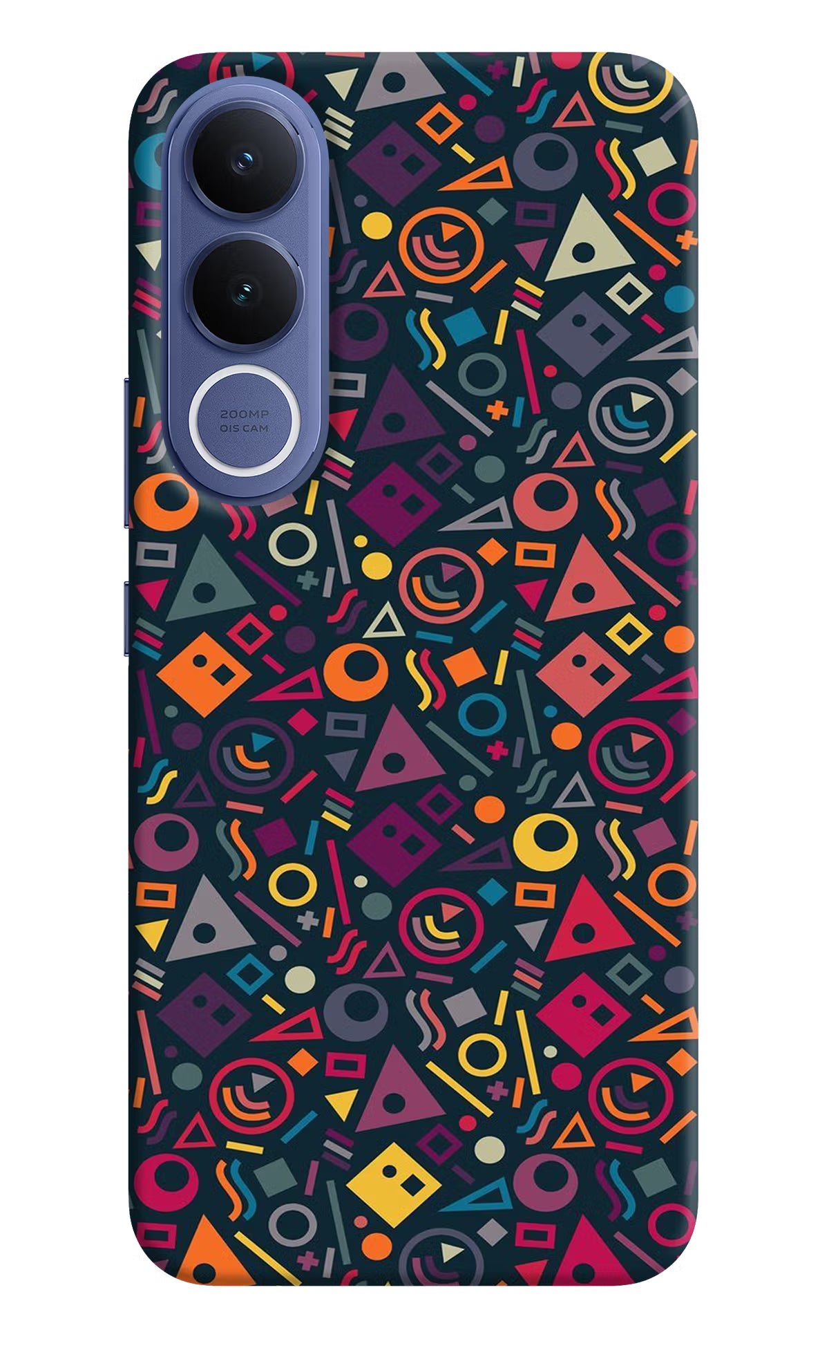 Geometric Abstract Vivo V70 FE 5G Hard Case Back Cover by Casekaro