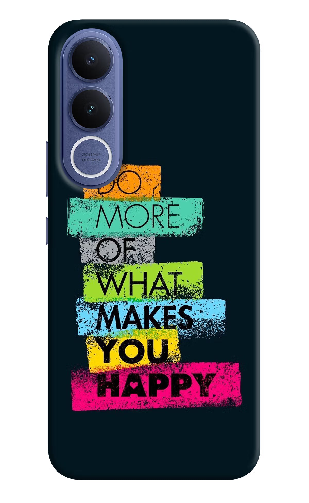 Do More Of What Makes You Happy Vivo V70 FE 5G Hard Case Back Cover by Casekaro