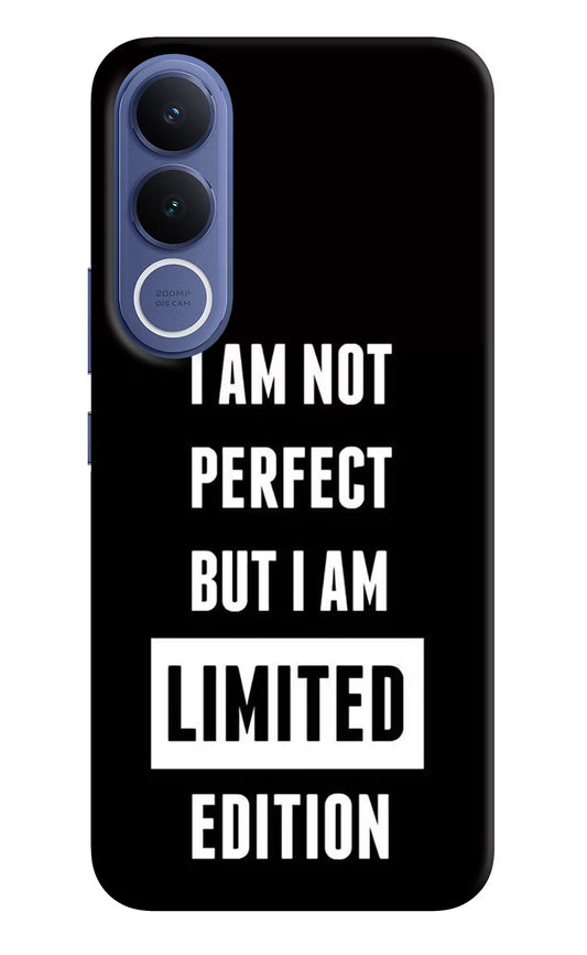 I Am Not Perfect But I Am Limited Edition Vivo V70 FE 5G Hard Case Back Cover by Casekaro