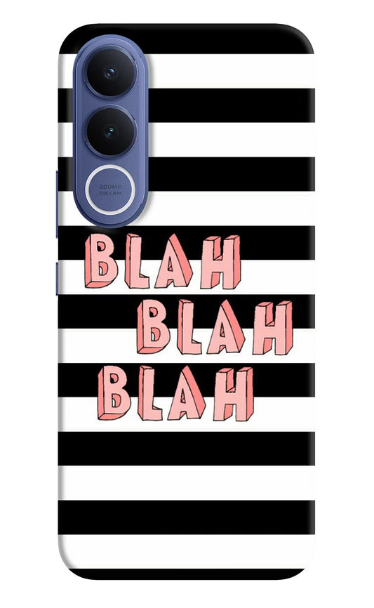 Blah Blah Blah Vivo V70 FE 5G Hard Case Back Cover by Casekaro