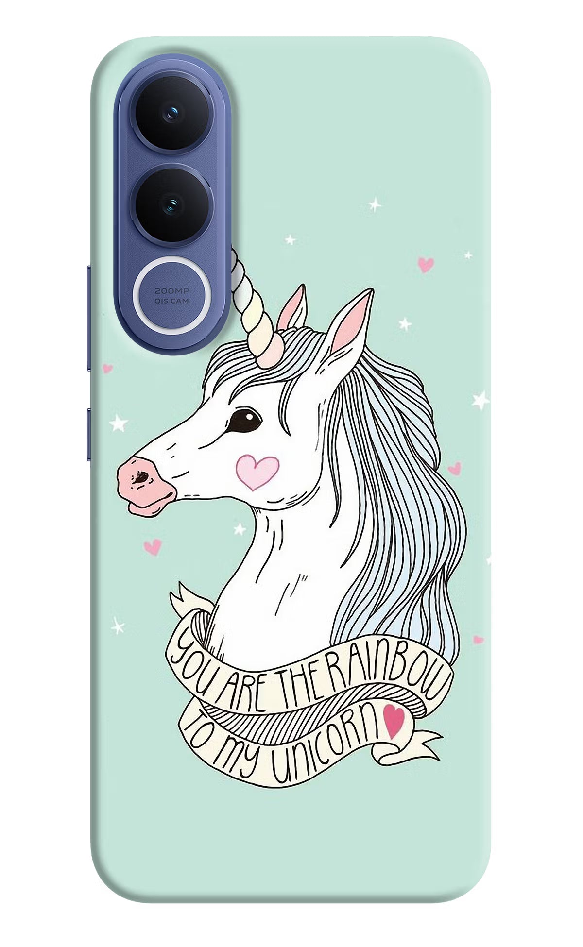 Unicorn Wallpaper Vivo V70 FE 5G Hard Case Back Cover by Casekaro