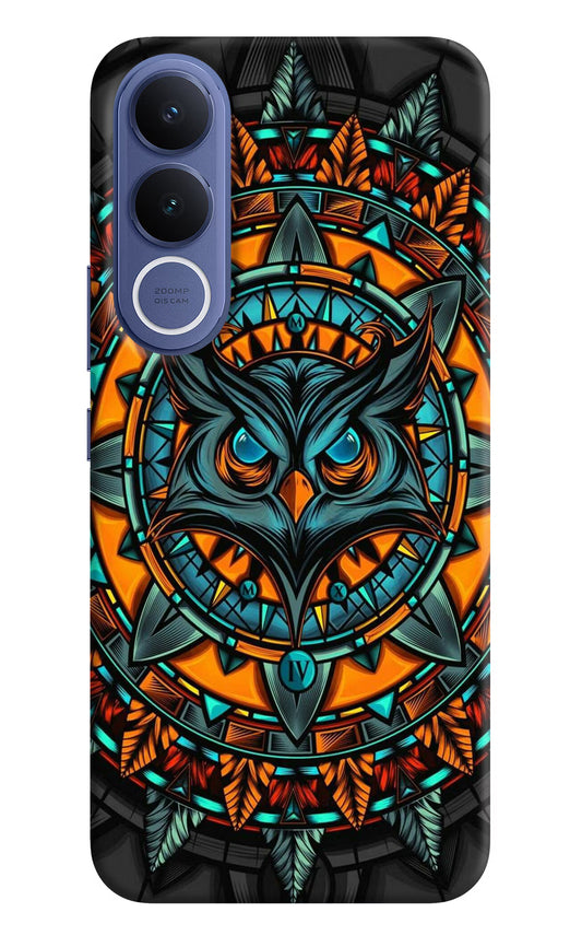 Angry Owl Art Vivo V70 FE 5G Hard Case Back Cover by Casekaro