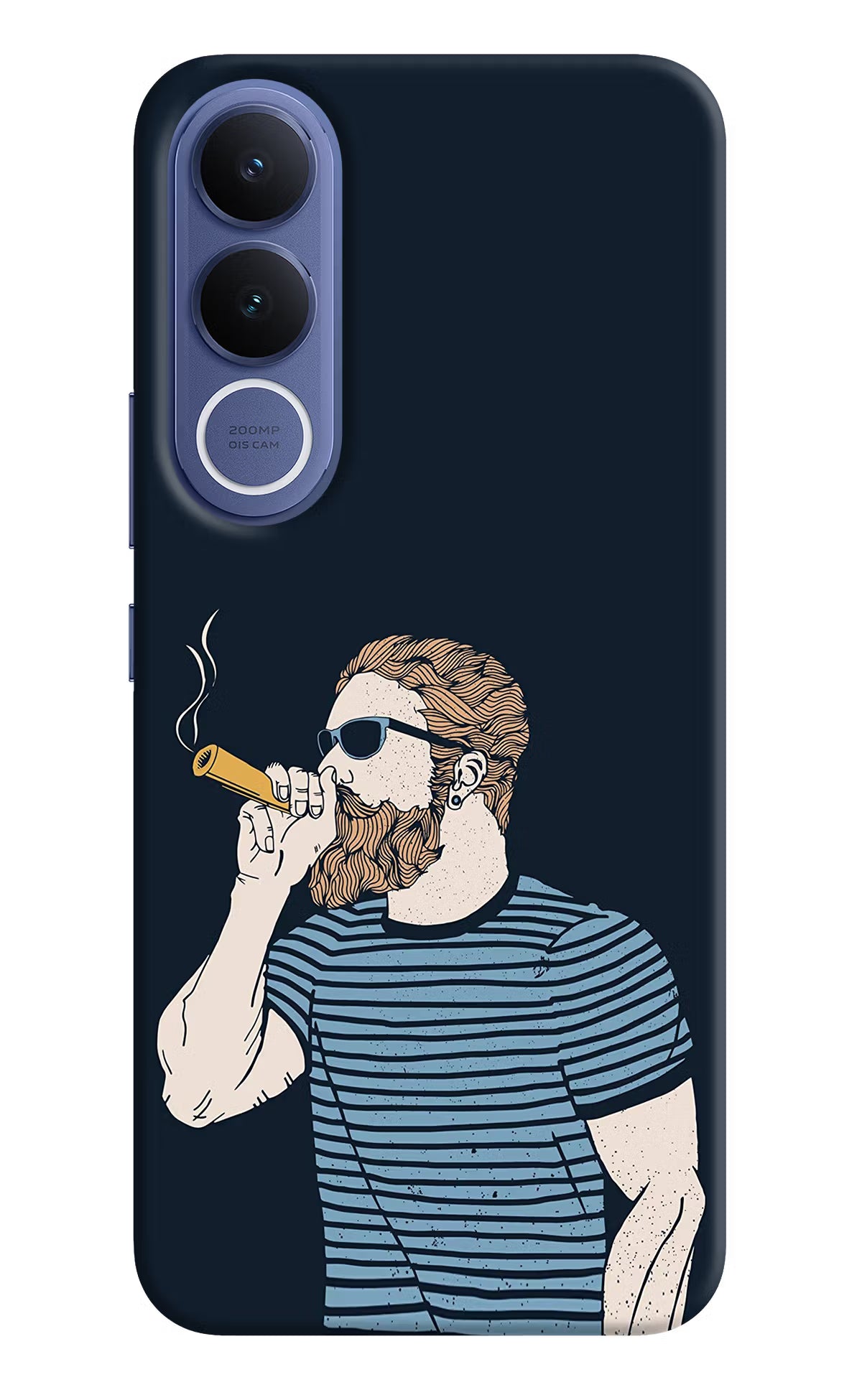 Smoking Vivo V70 FE 5G Hard Case Back Cover by Casekaro