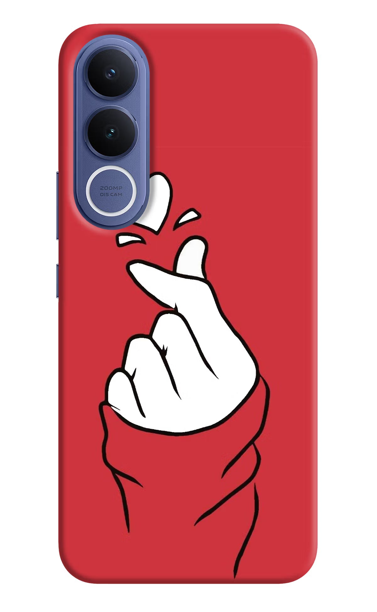 Korean Love Sign Vivo V70 FE 5G Hard Case Back Cover by Casekaro