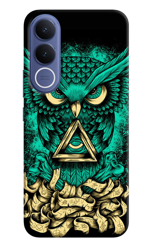 Green Owl Vivo V70 FE 5G Hard Case Back Cover by Casekaro