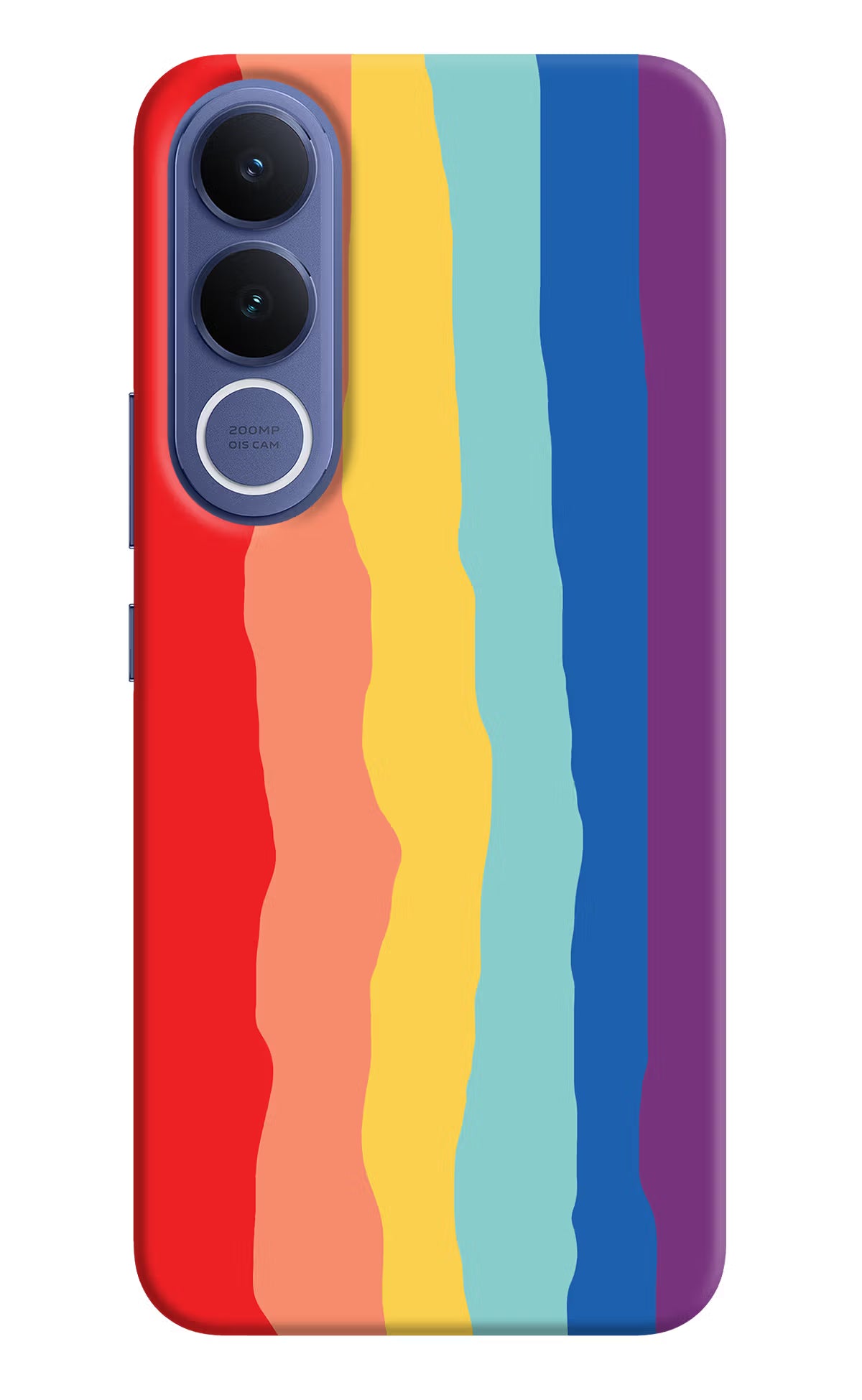 Rainbow Vivo V70 FE 5G Hard Case Back Cover by Casekaro