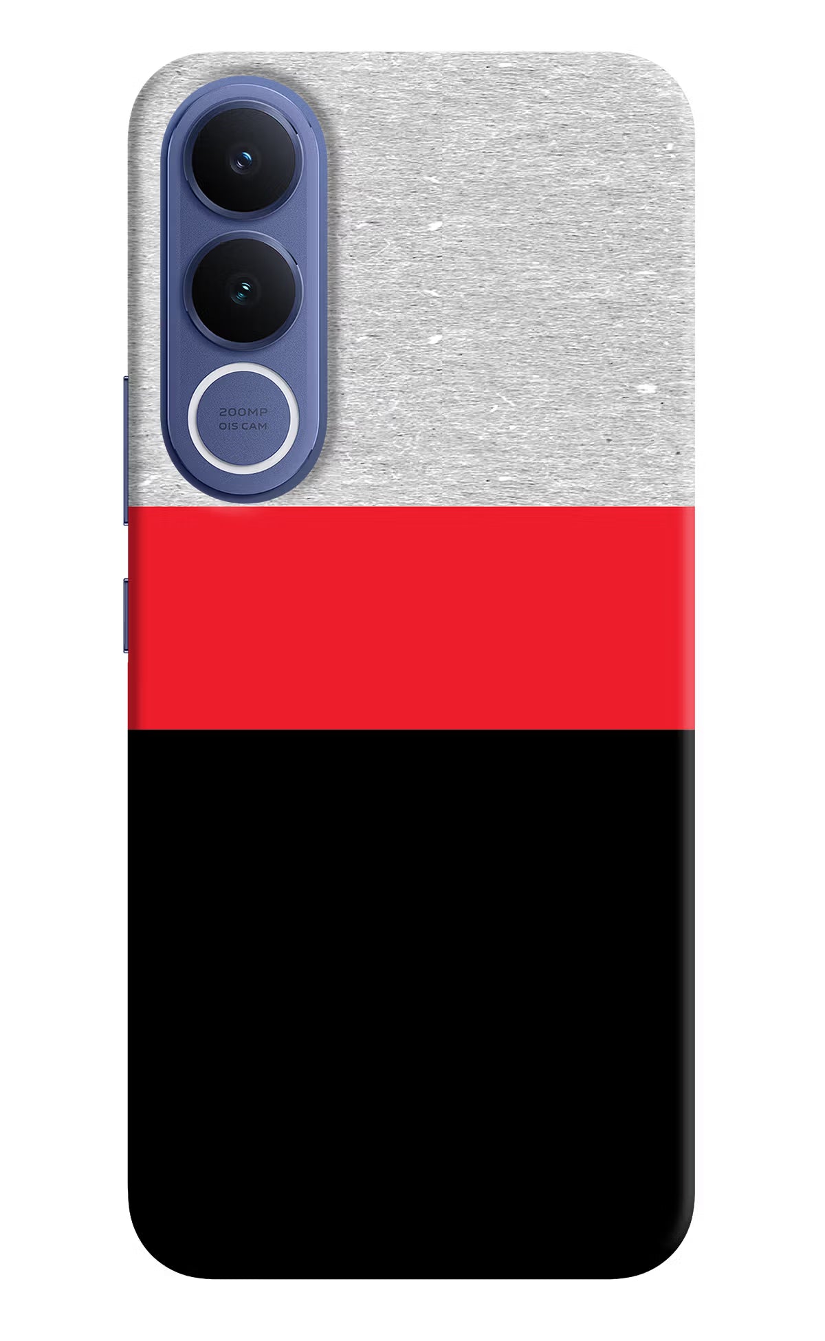 Tri Color Pattern Vivo V70 FE 5G Hard Case Back Cover by Casekaro
