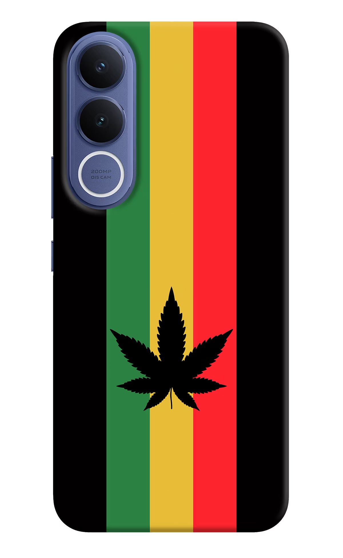 Weed Flag Vivo V70 FE 5G Hard Case Back Cover by Casekaro