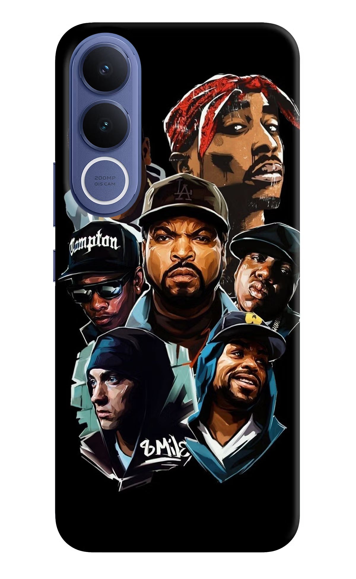 Rappers Vivo V70 FE 5G Hard Case Back Cover by Casekaro