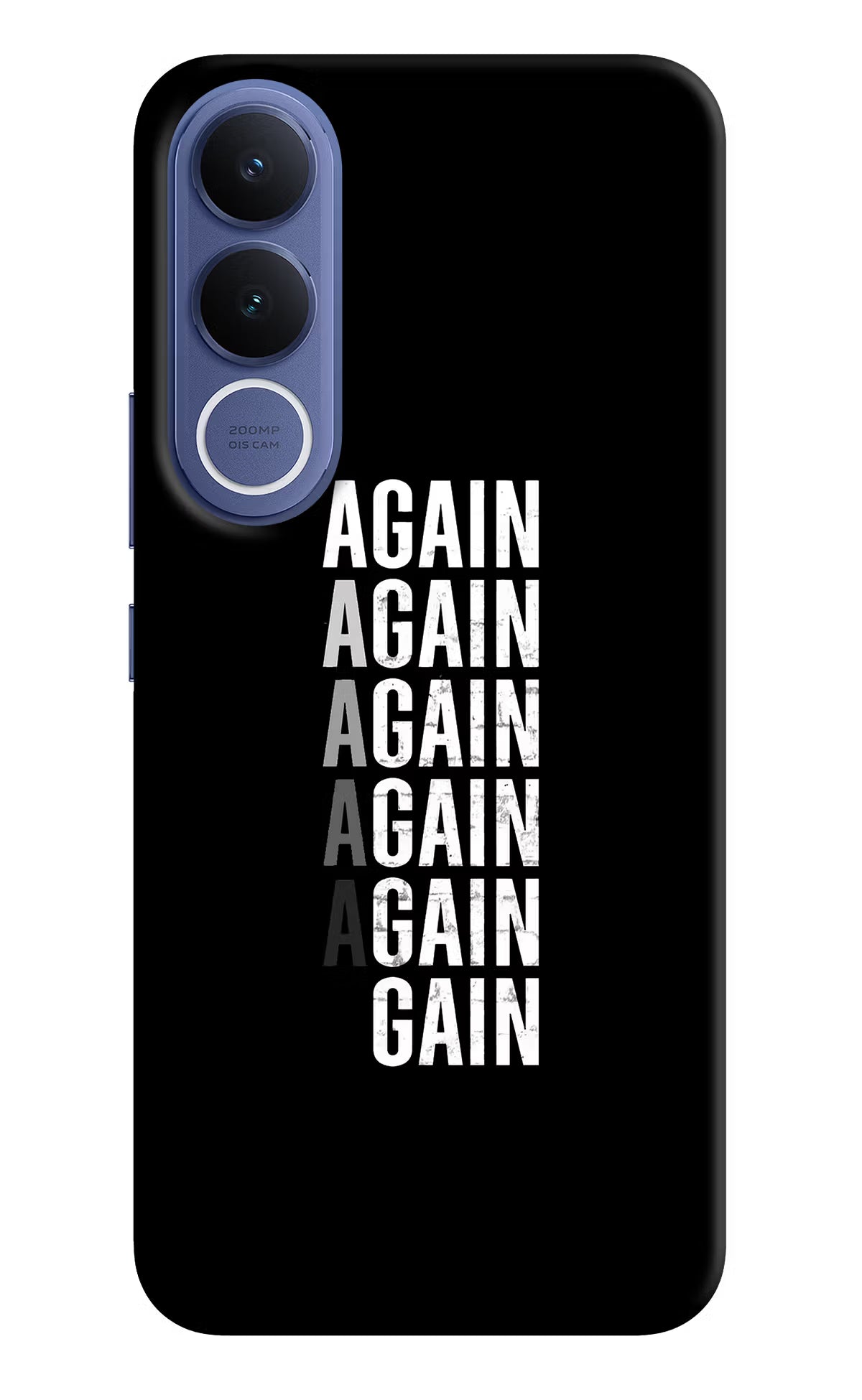 Again Again Gain Vivo V70 FE 5G Hard Case Back Cover by Casekaro