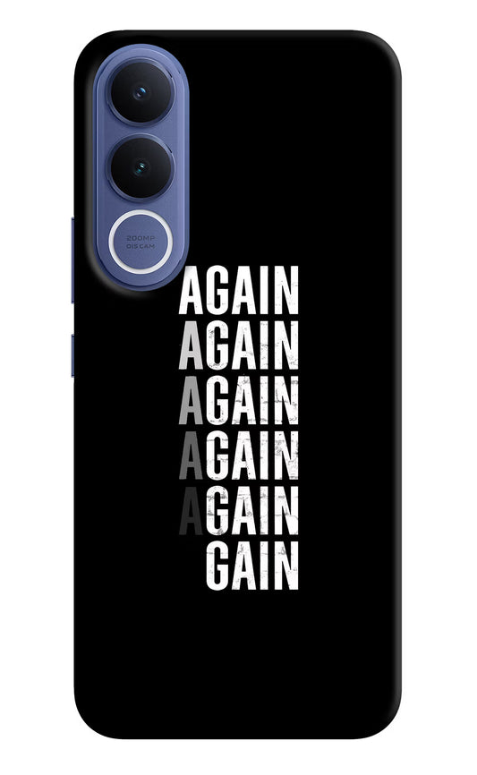 Again Again Gain Vivo V70 FE 5G Hard Case Back Cover by Casekaro