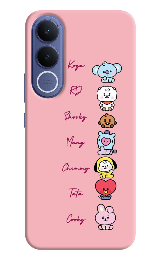 BTS names Vivo V70 FE 5G Hard Case Back Cover by Casekaro