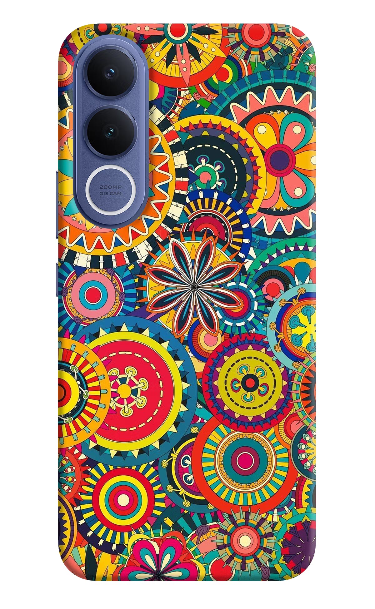 Gol Gol Art Vivo V70 FE 5G Hard Case Back Cover by Casekaro