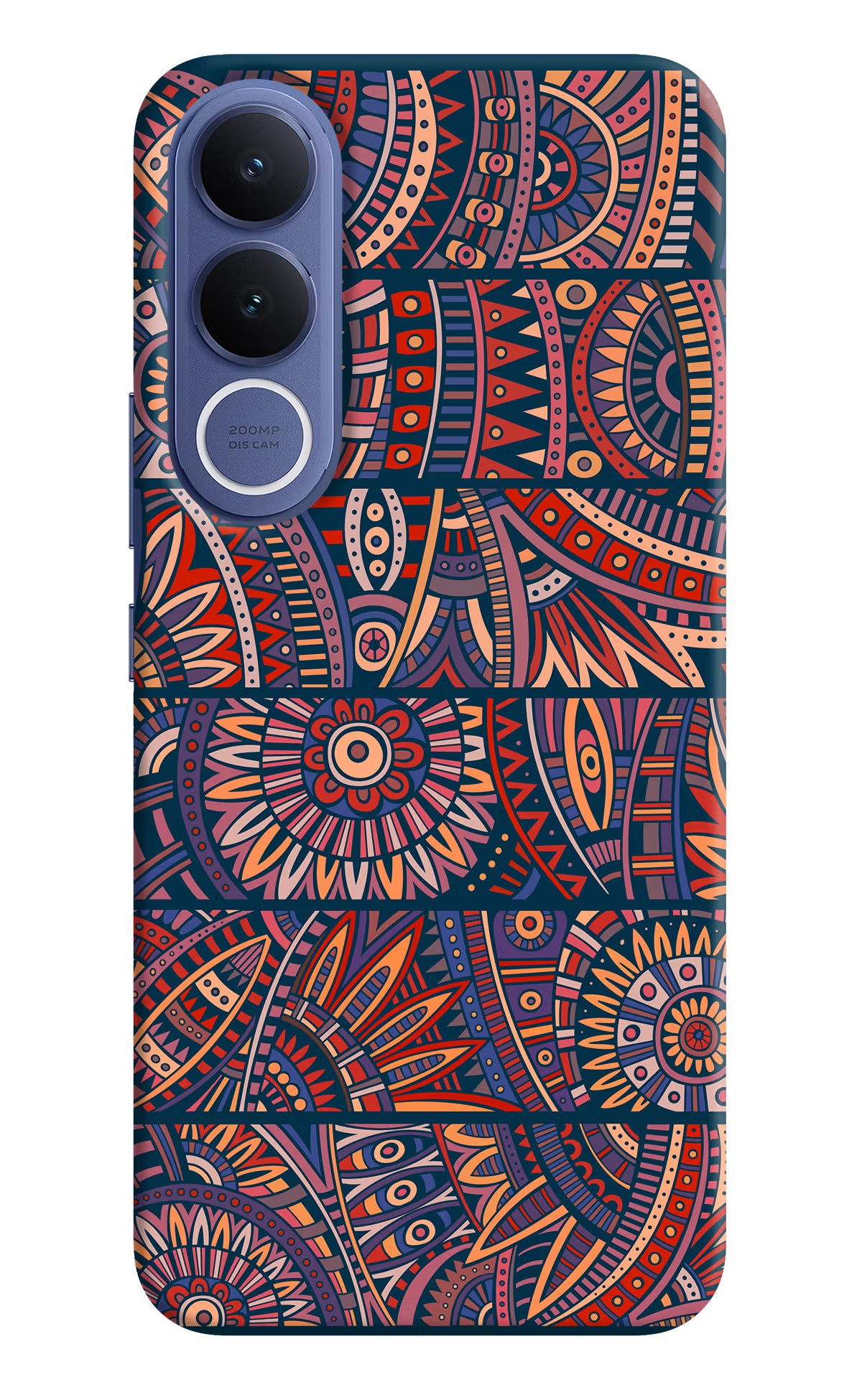African Culture Design Vivo V70 FE 5G Hard Case Back Cover by Casekaro