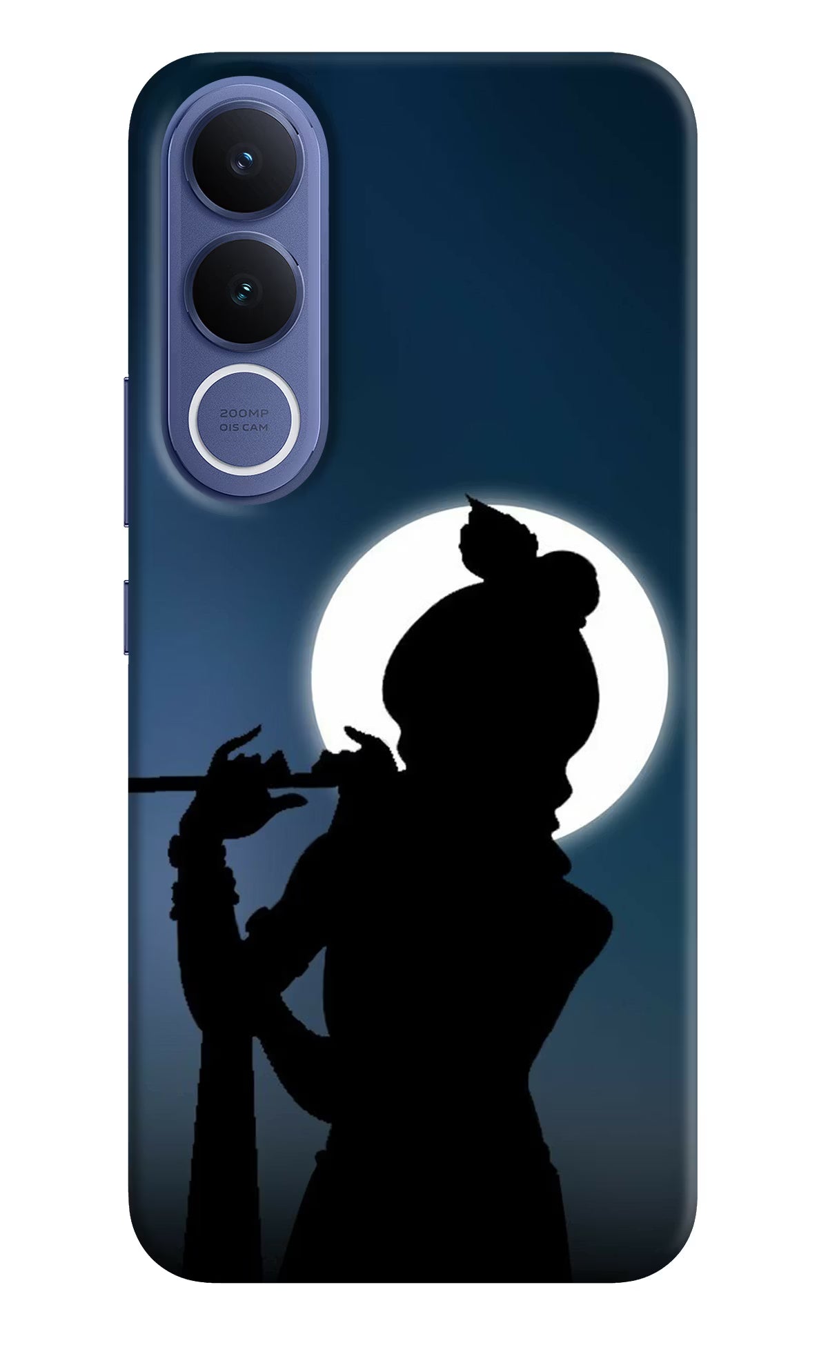 Shri Krishna Silhouette Vivo V70 FE 5G Hard Case Back Cover by Casekaro