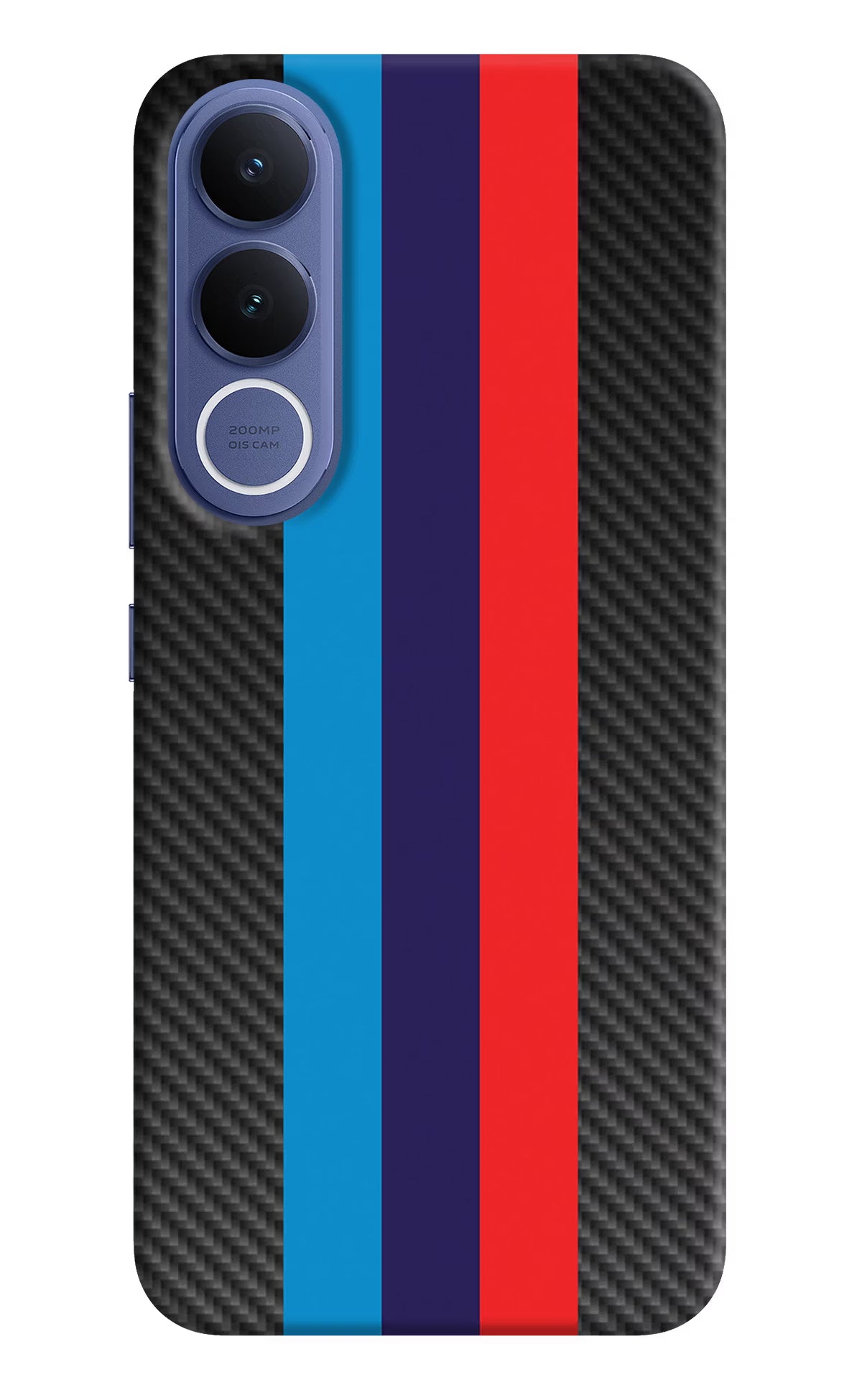 BMW Stripes Pattern Vivo V70 FE 5G Hard Case Back Cover by Casekaro